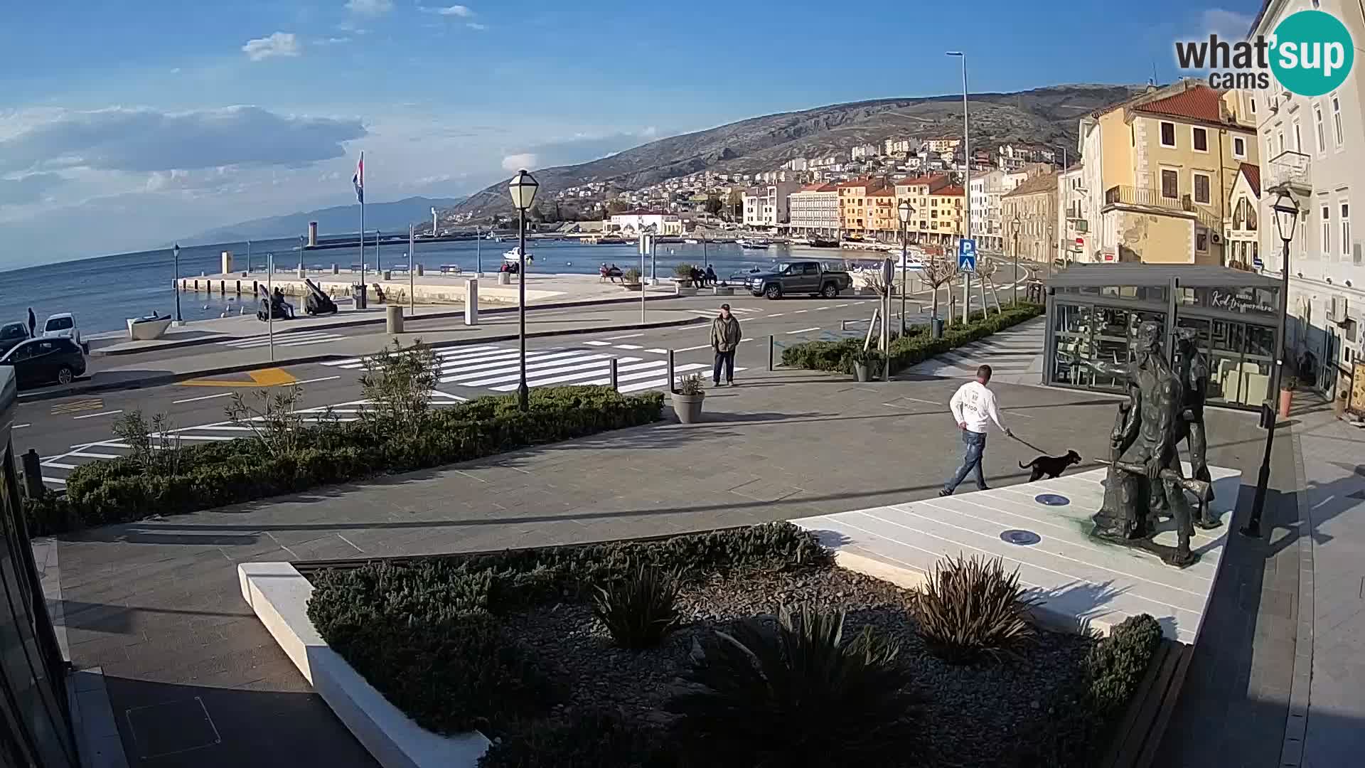 Live webcam Senj riva – seafront – Croatia