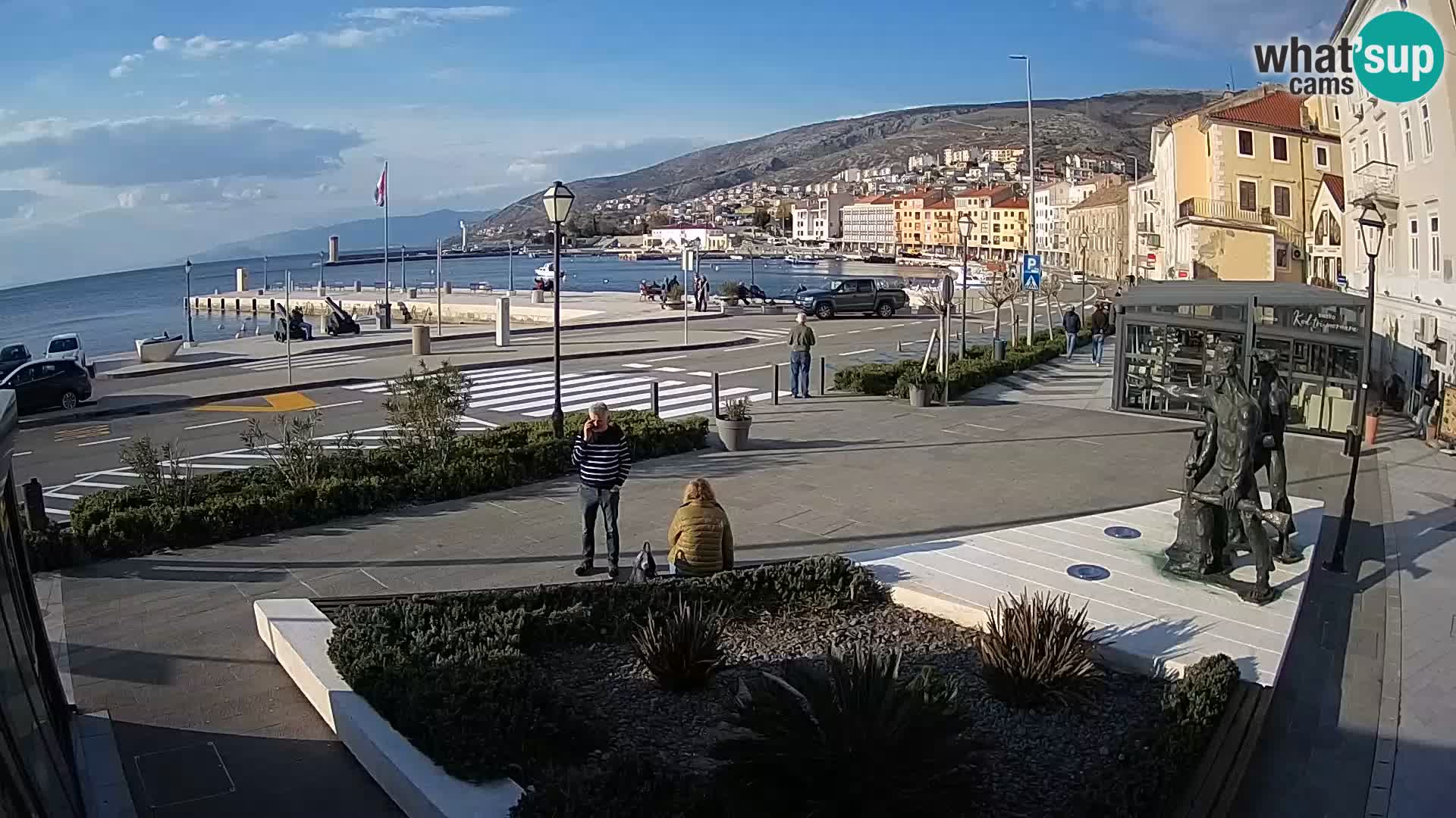 Webcam en vivo Senj riva – paseo marítimo