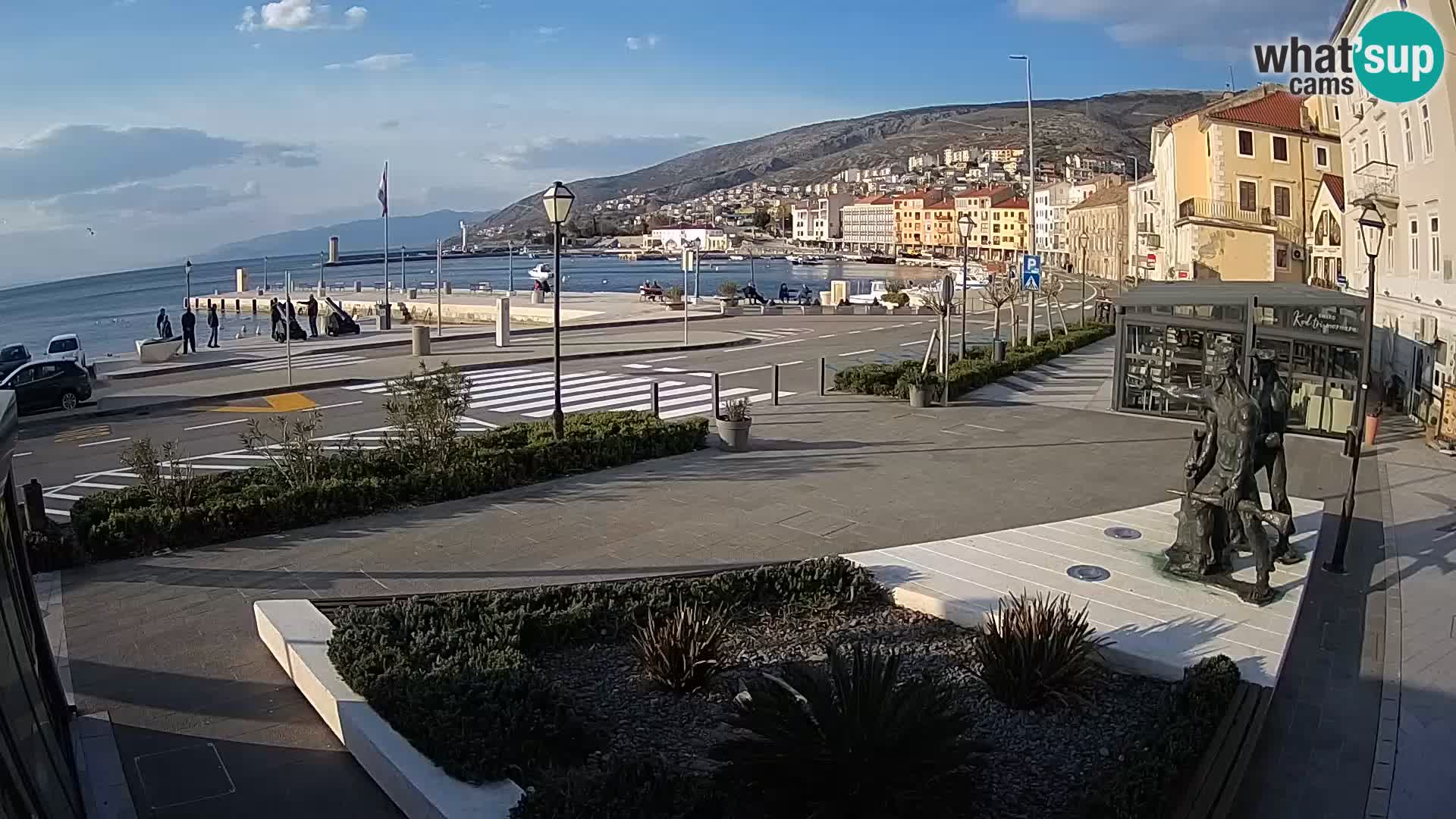 Webcam en vivo Senj riva – paseo marítimo
