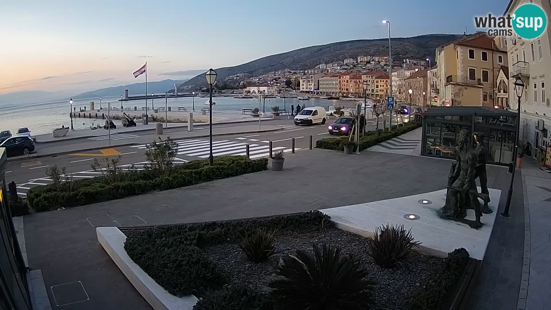 Webcam en vivo Senj riva – paseo marítimo
