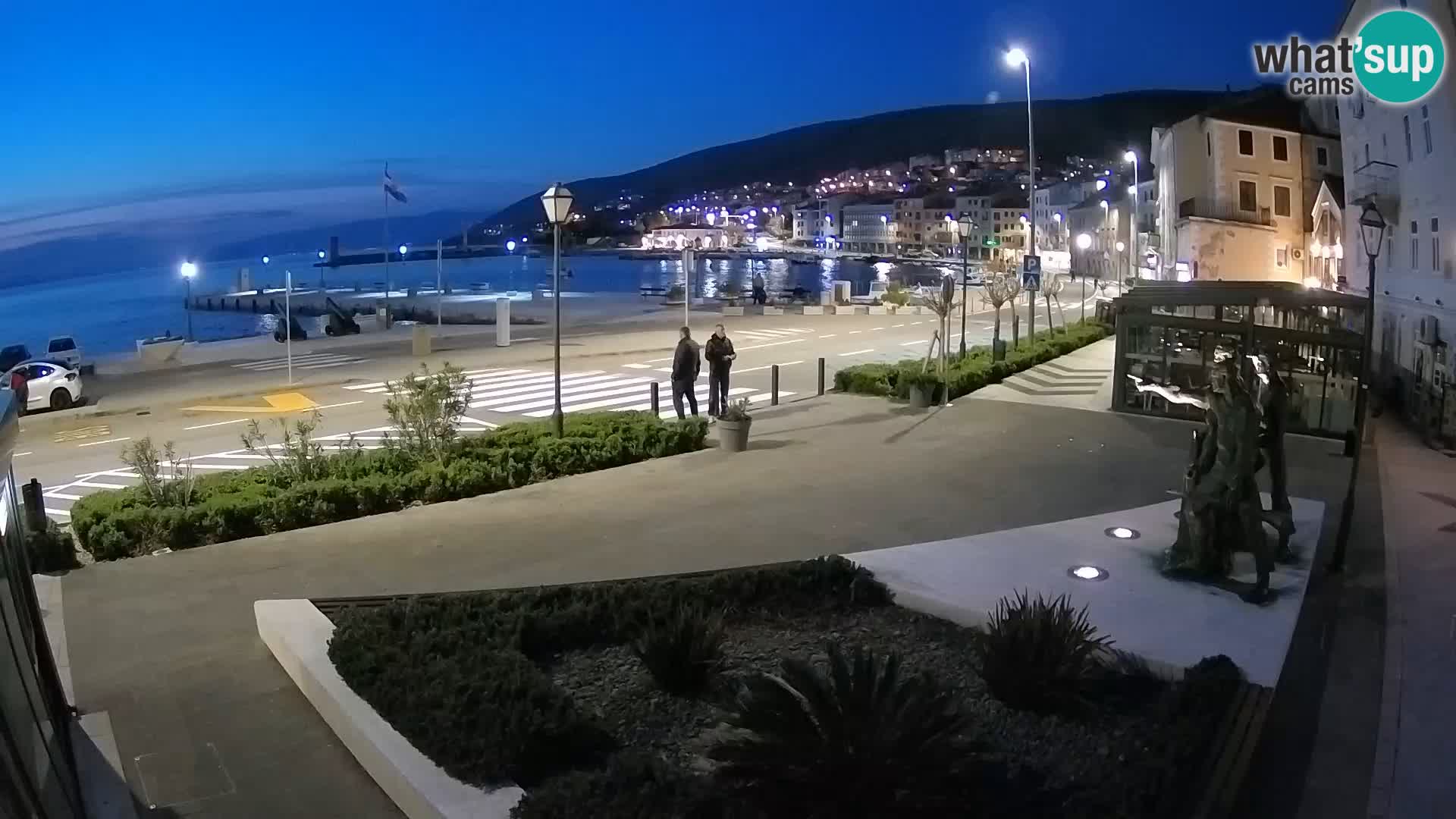 Live-Webcam Senj Riva – direkt am Meer – Kroatien