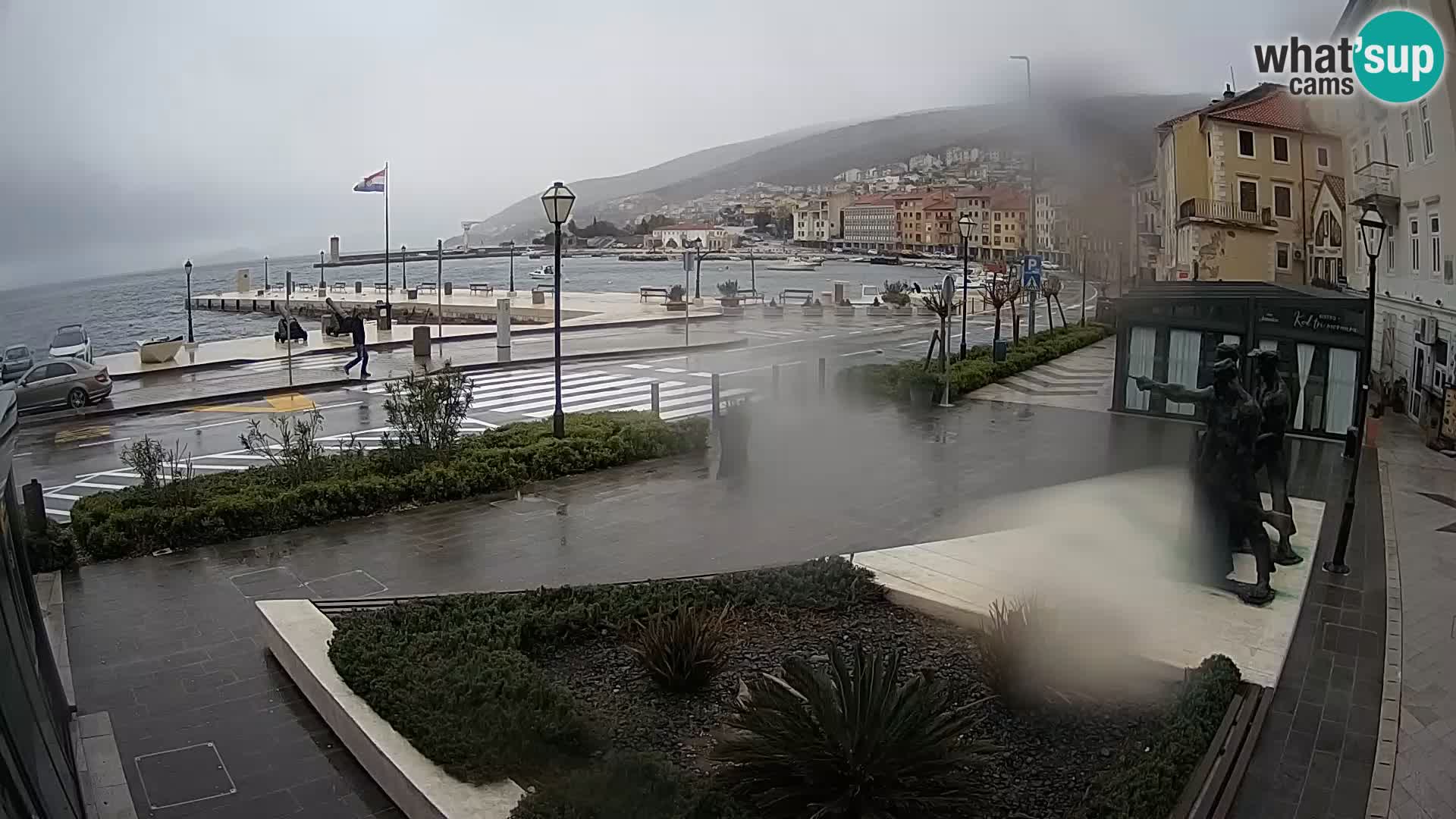 Spletna kamera v živo Senj riva – Hrvaška