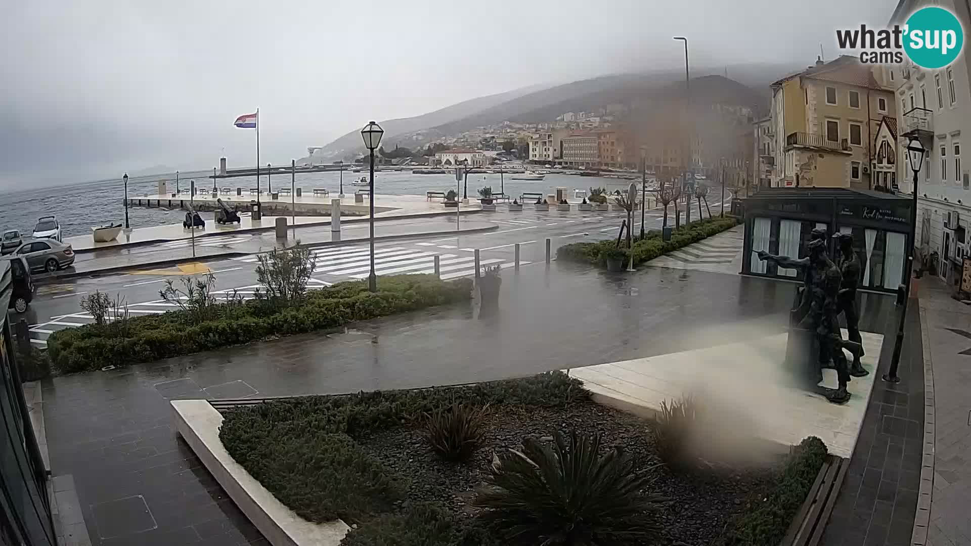 Live webcam Senj riva – seafront – Croatia
