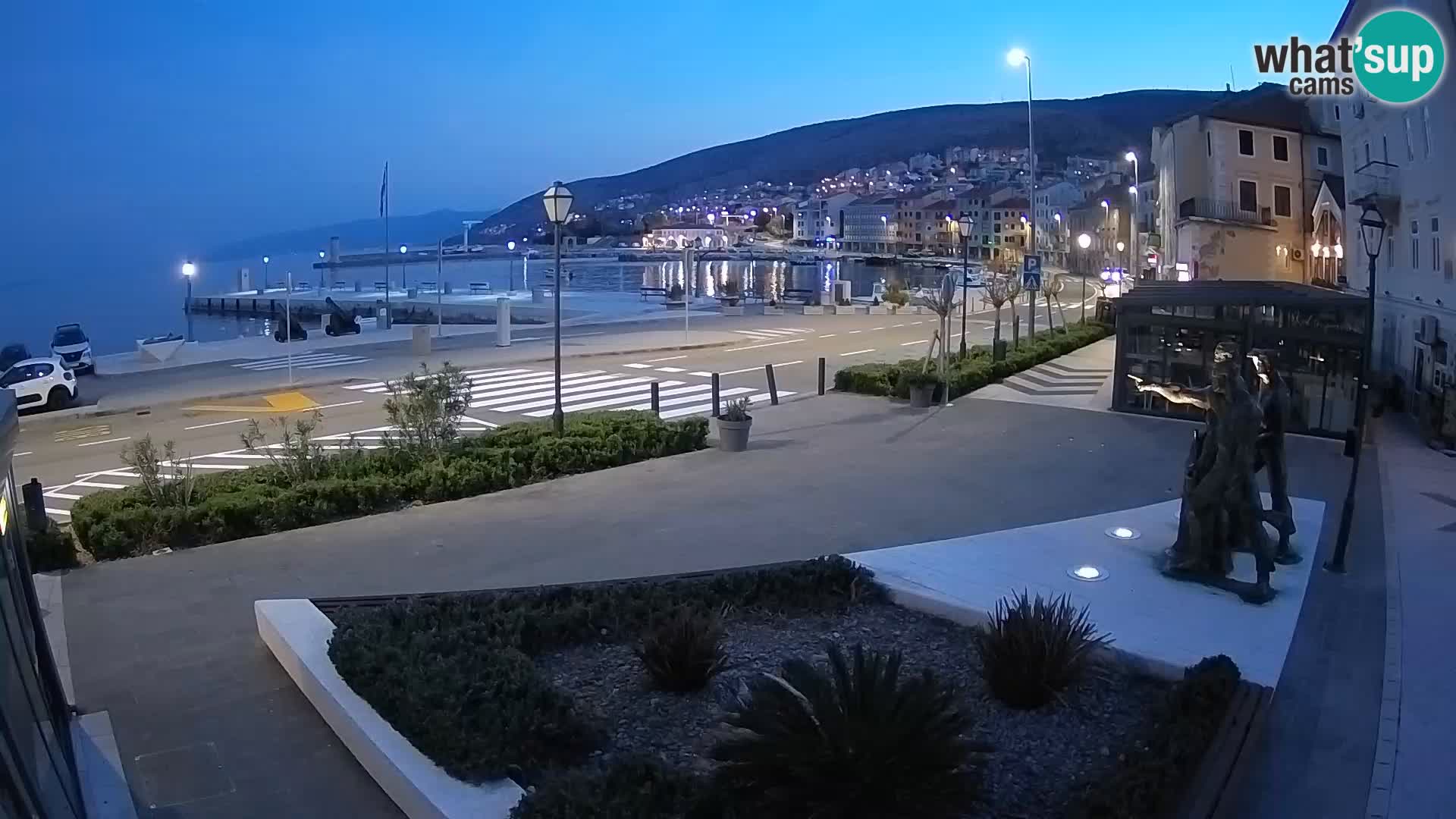 Spletna kamera v živo Senj riva – Hrvaška