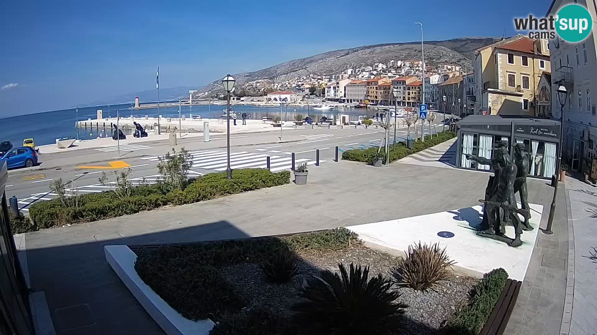 Live webcam Senj riva – fronte mare