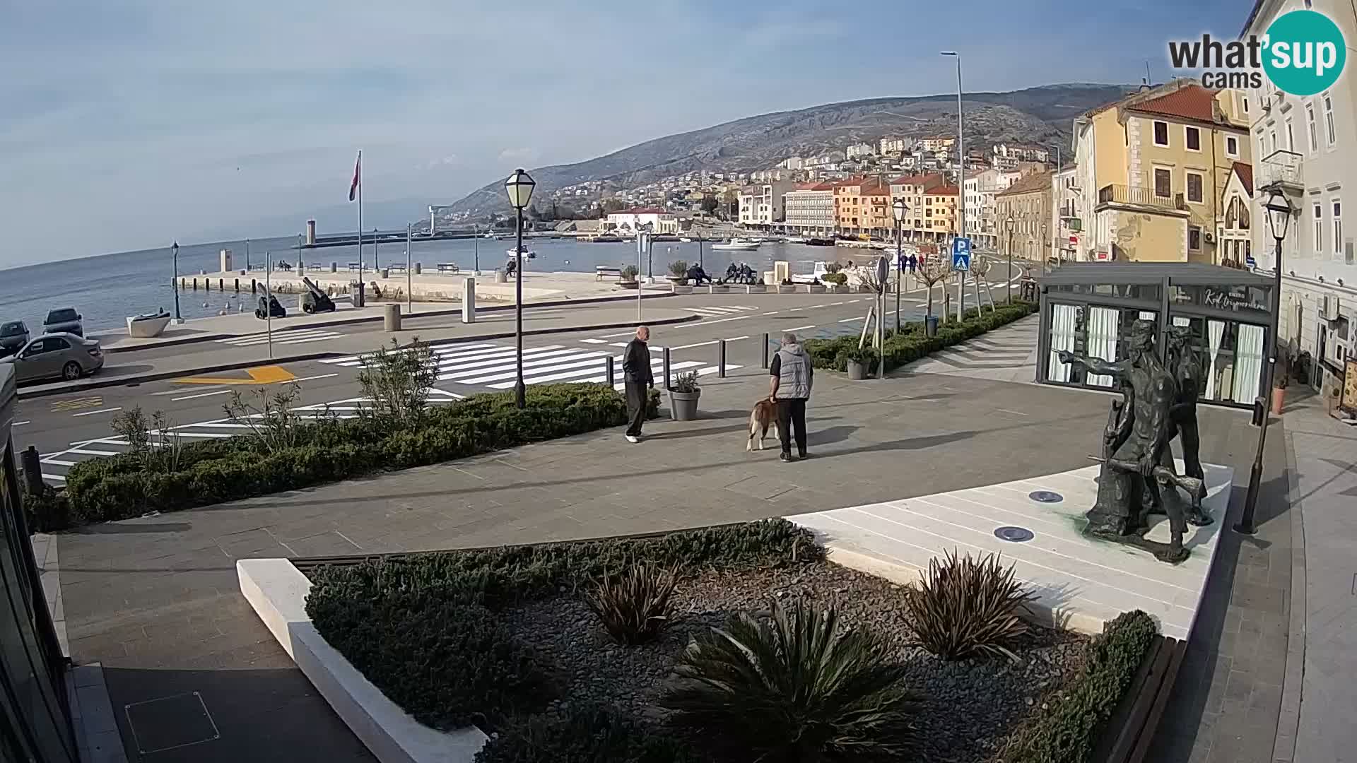 Live-Webcam Senj Riva – direkt am Meer – Kroatien