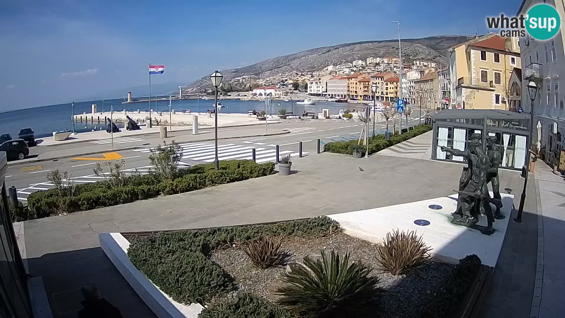 Webcam en vivo Senj riva – paseo marítimo