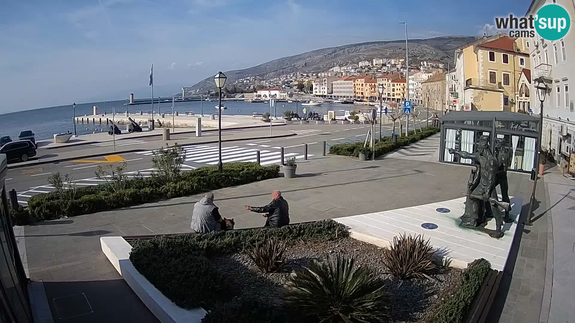 Webcam en vivo Senj riva – paseo marítimo