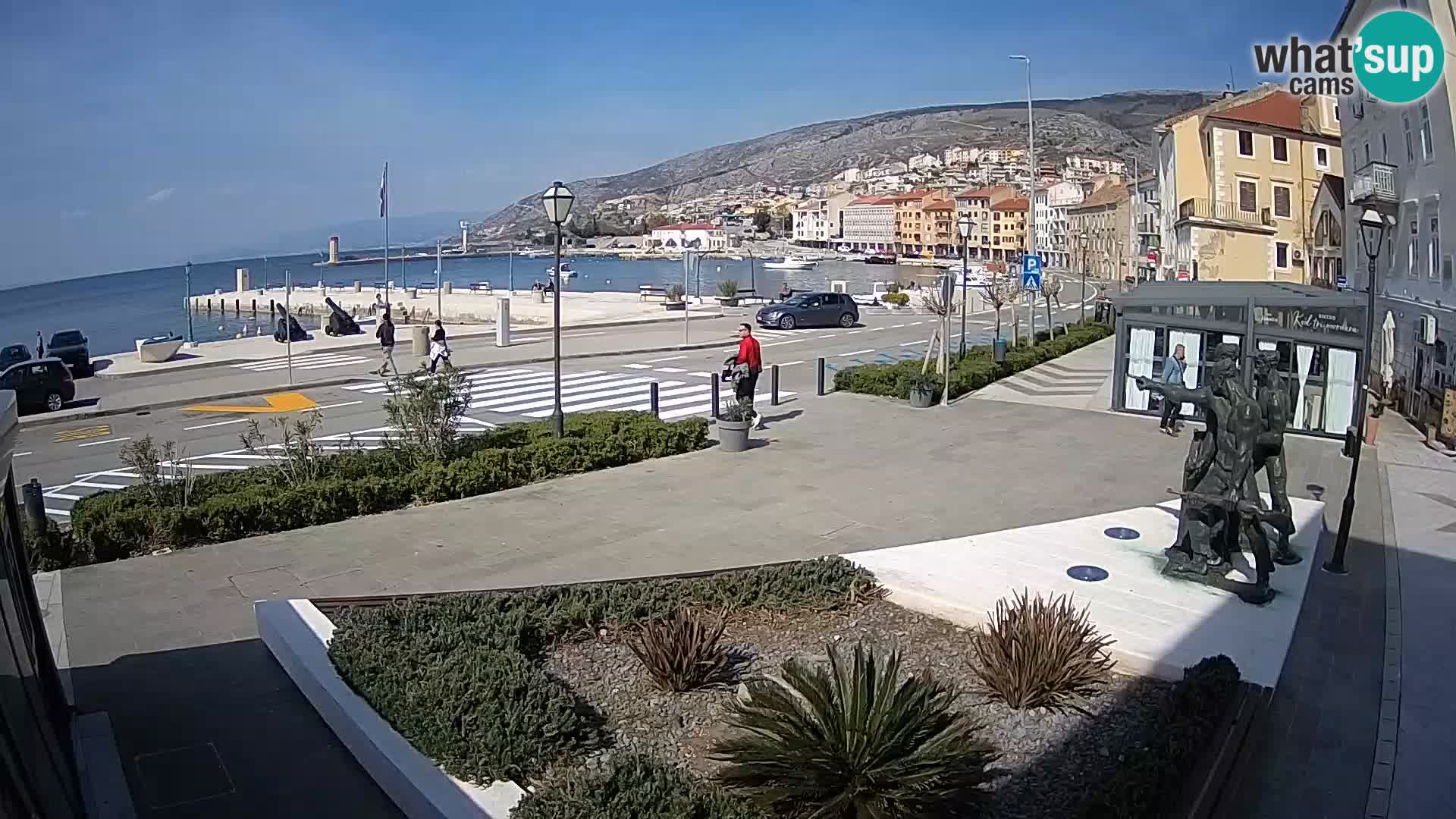 Live webcam Senj riva – seafront – Croatia