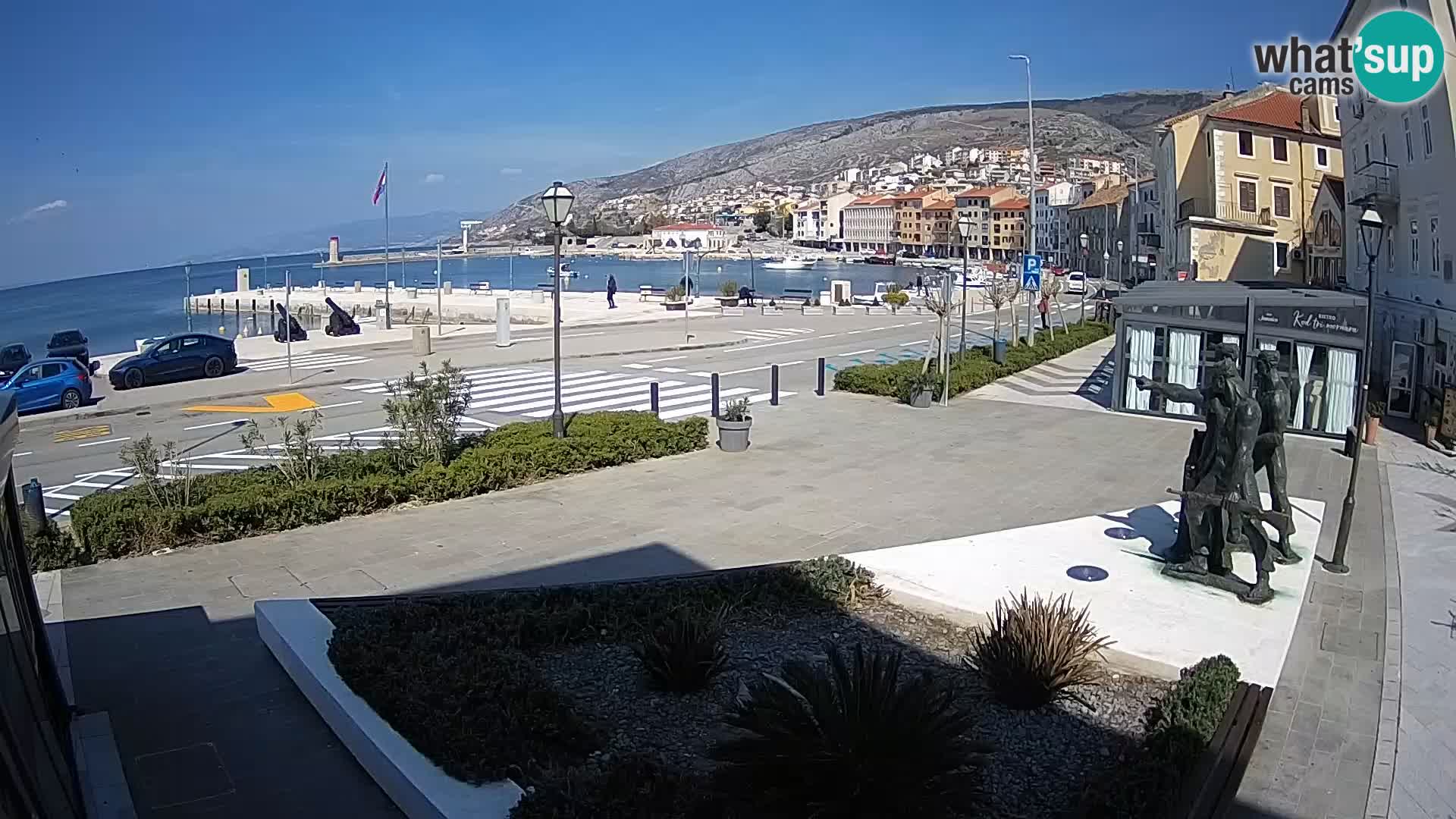 Live webcam Senj riva – fronte mare
