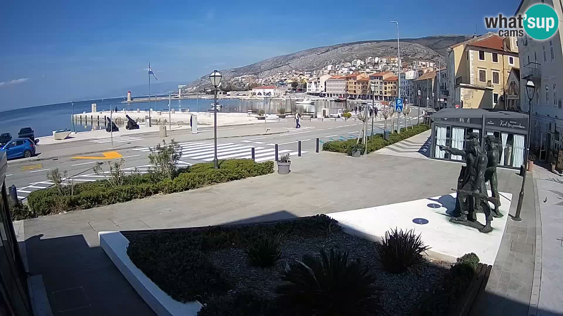 Live webcam Senj riva – fronte mare