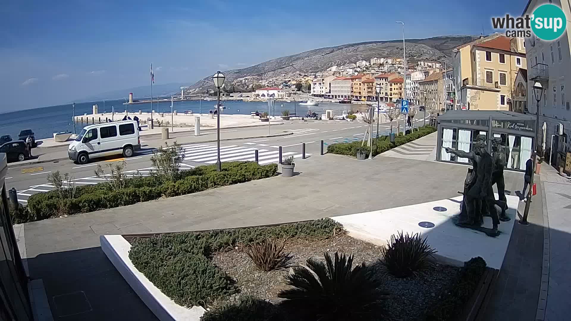 Live-Webcam Senj Riva – direkt am Meer – Kroatien