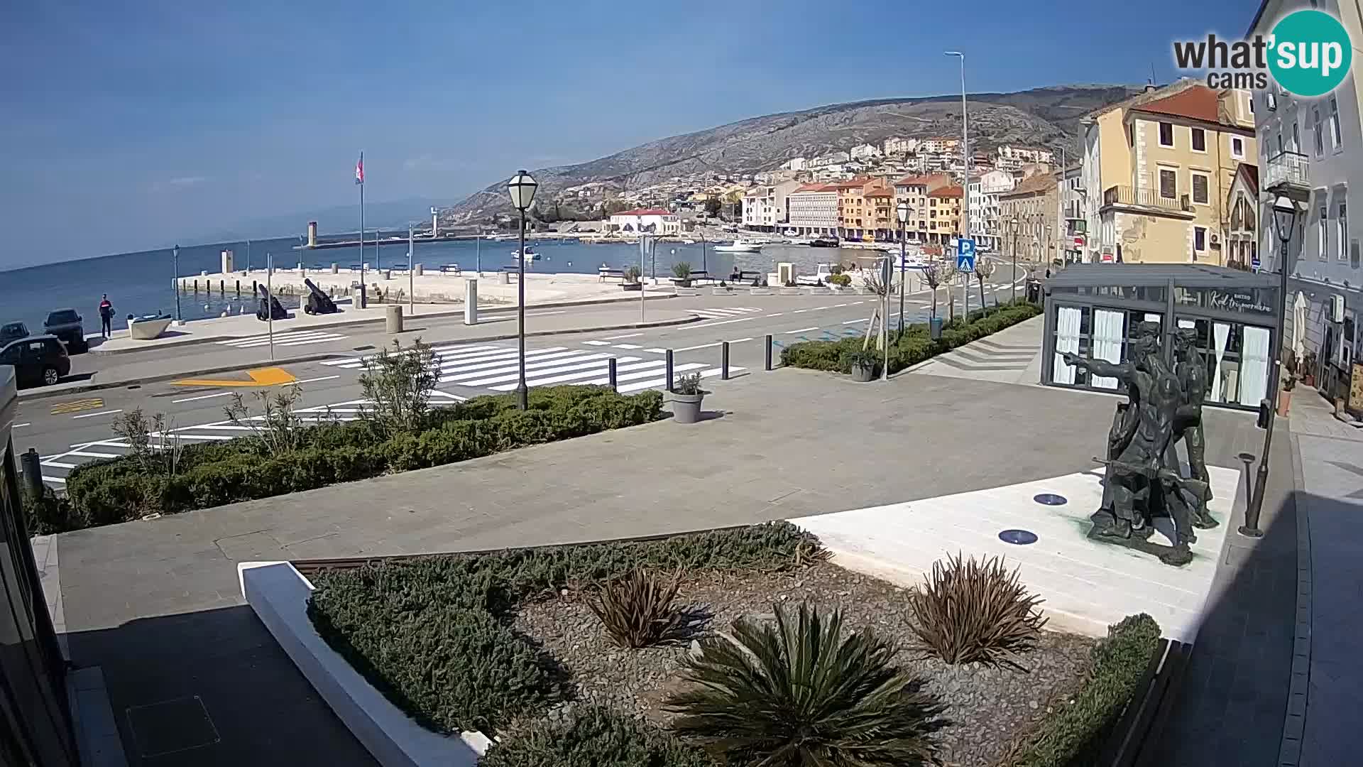 Live webcam Senj riva – seafront – Croatia