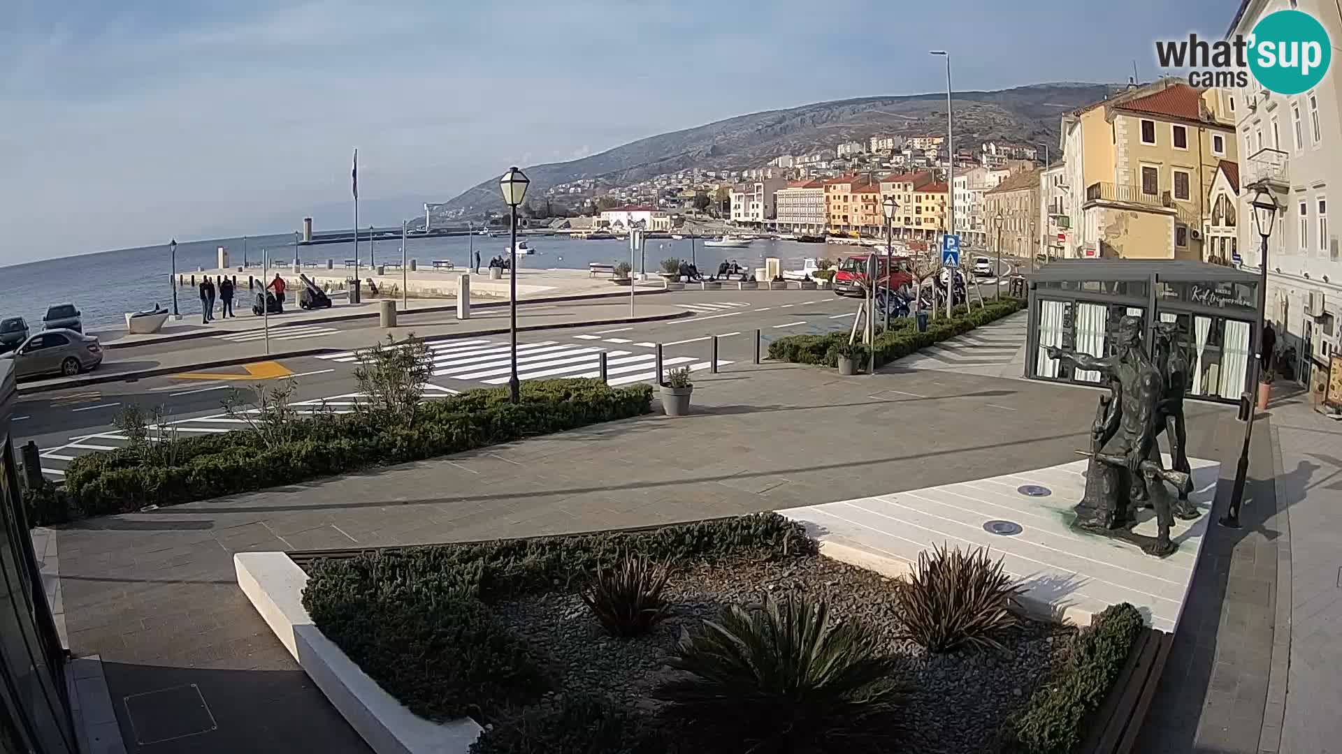 Spletna kamera v živo Senj riva – Hrvaška