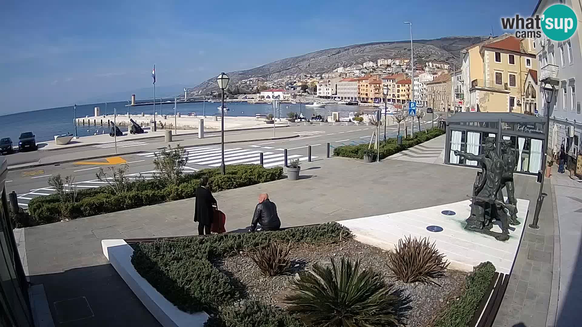 Spletna kamera v živo Senj riva – Hrvaška