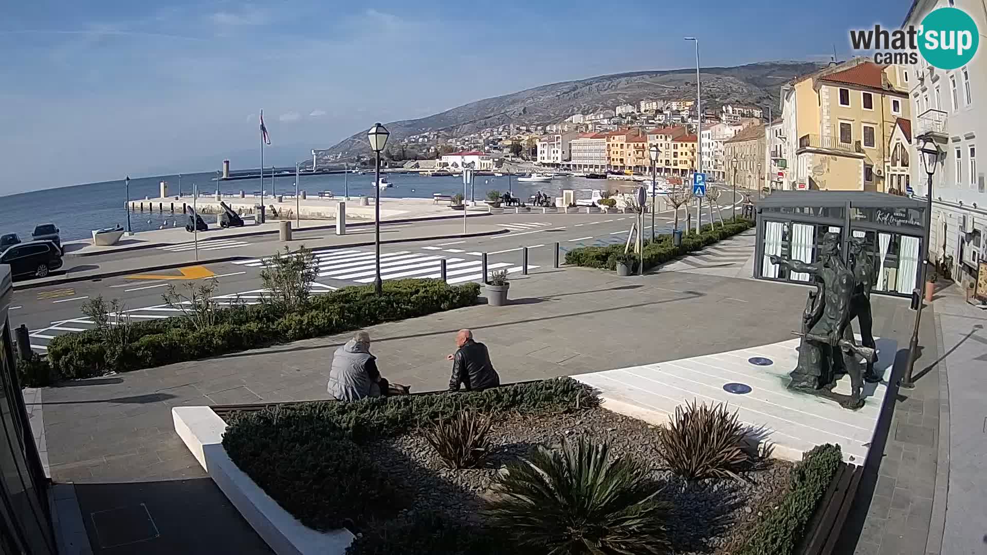 Live-Webcam Senj Riva – direkt am Meer – Kroatien