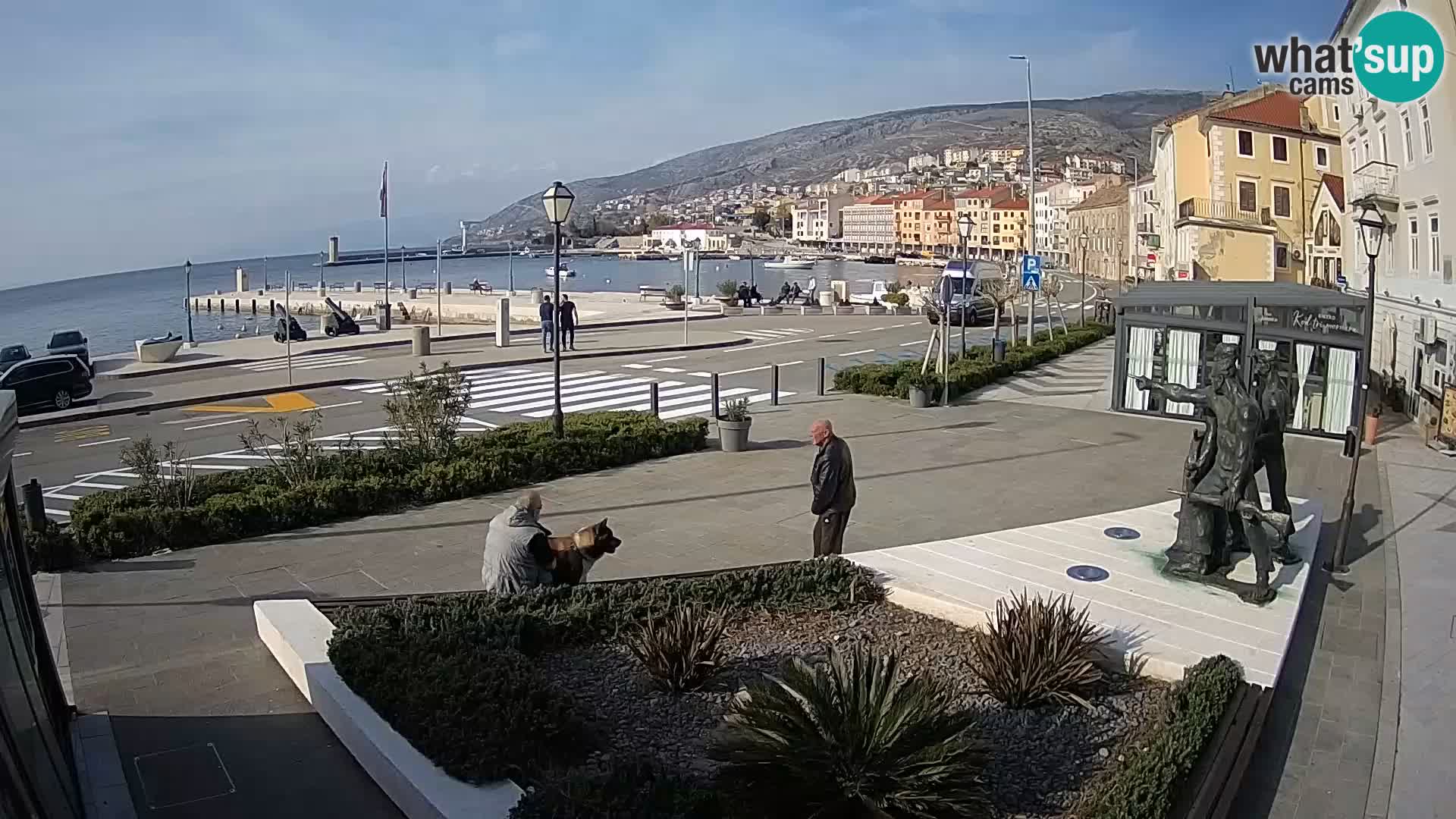 Live webcam Senj riva – seafront – Croatia