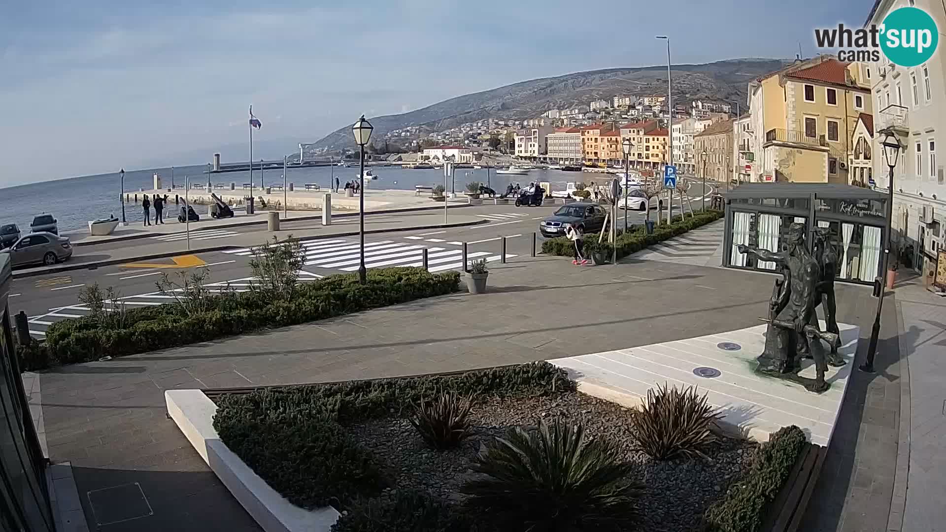 Webcam en vivo Senj riva – paseo marítimo