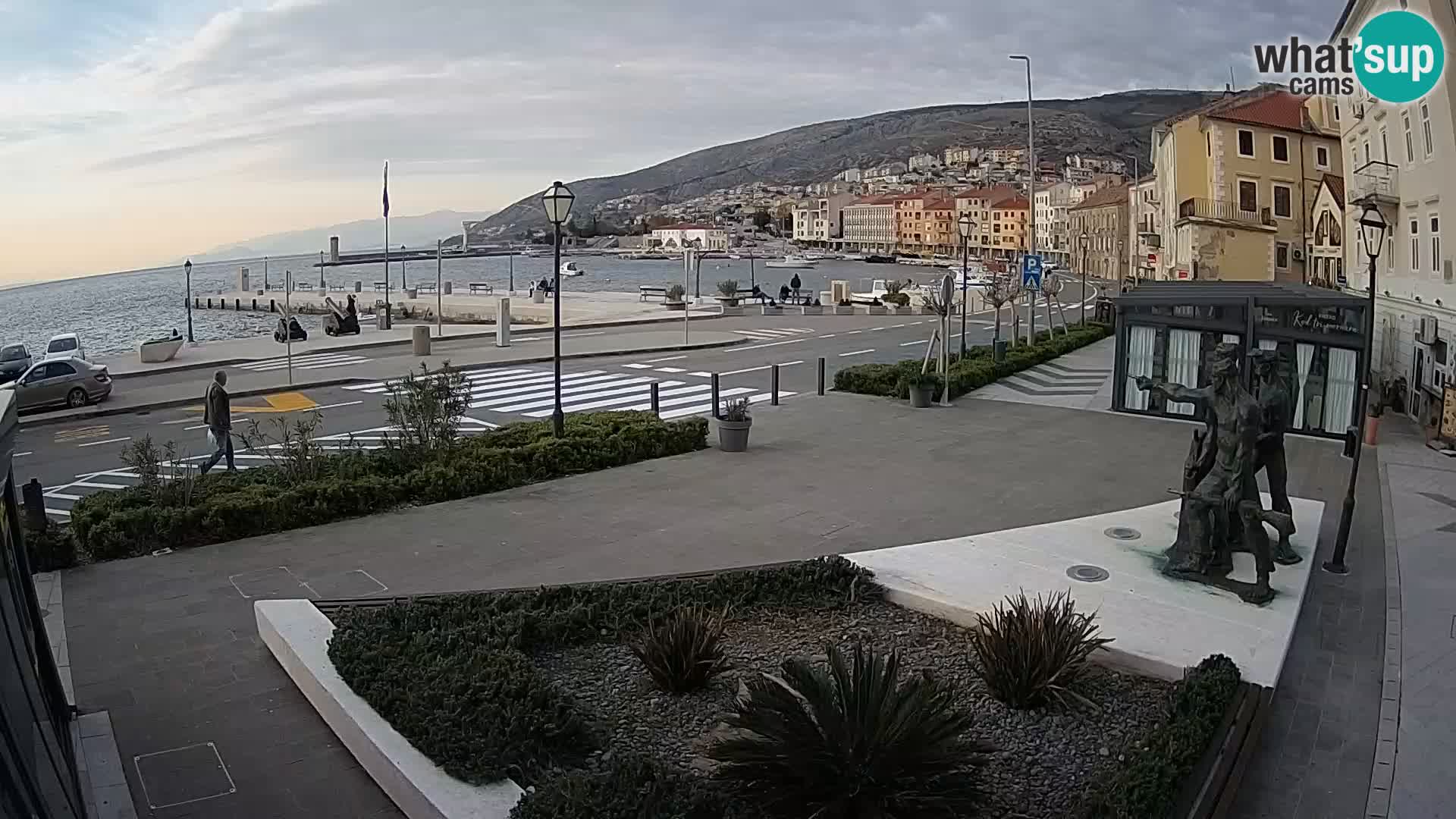 Live webcam Senj riva – seafront – Croatia