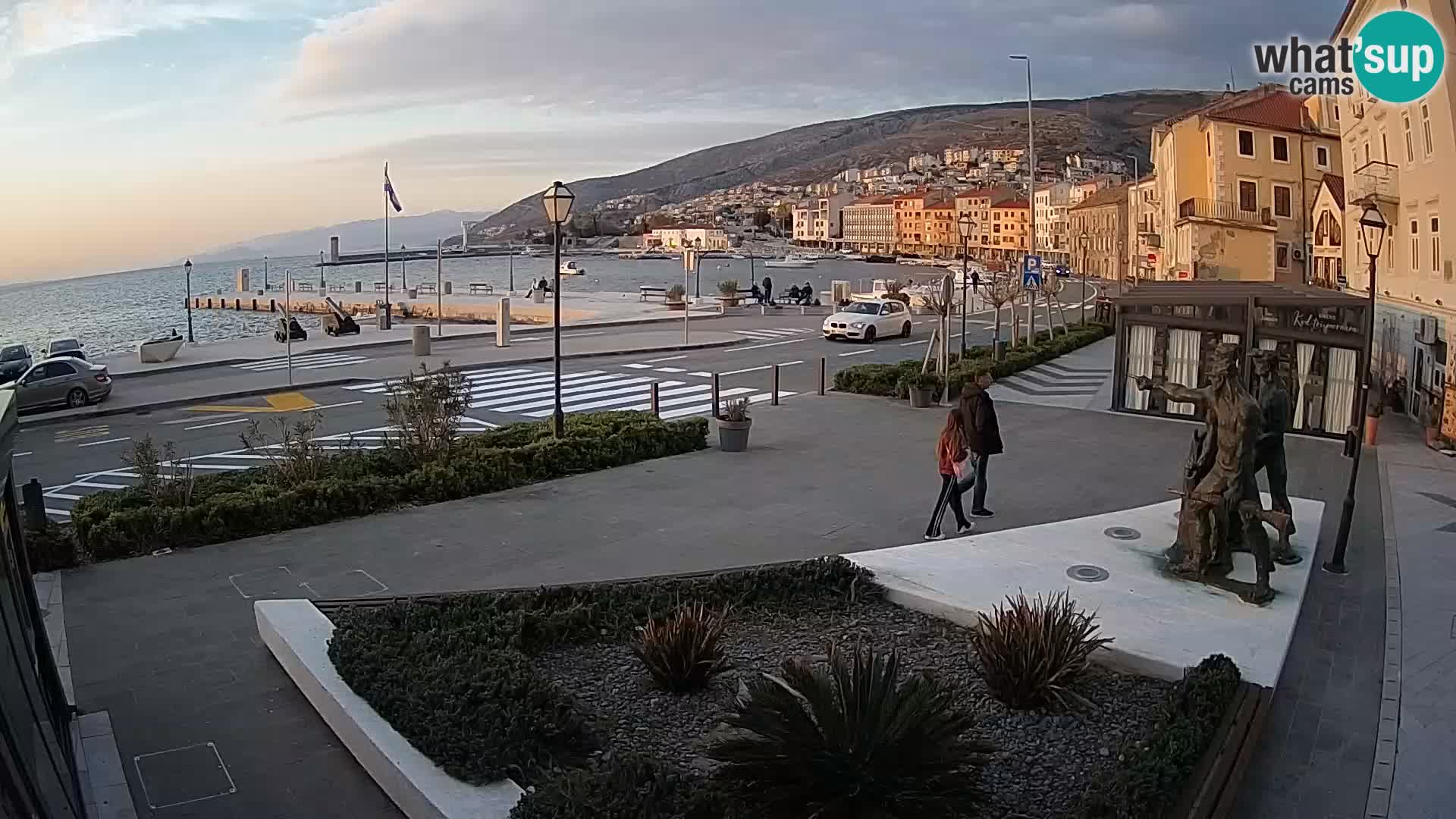 Live-Webcam Senj Riva – direkt am Meer – Kroatien