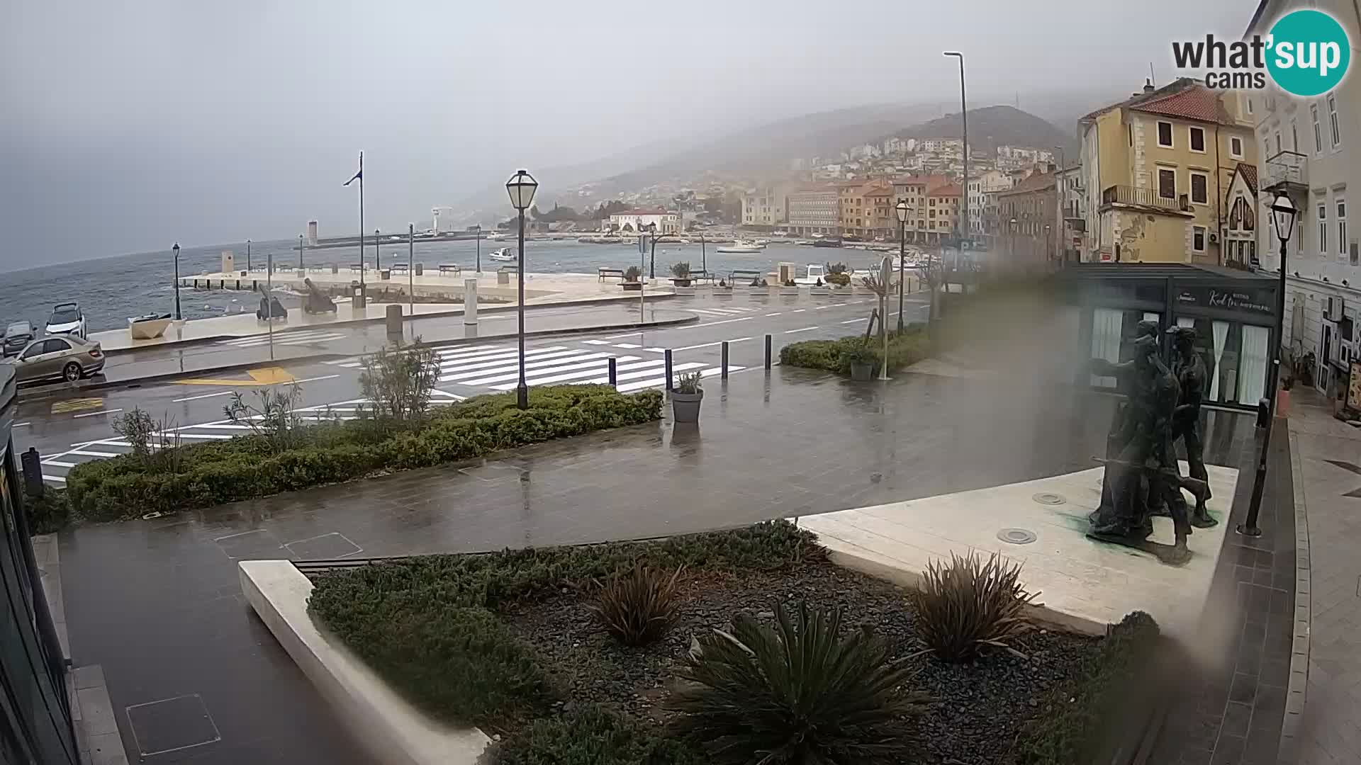 Live-Webcam Senj Riva – direkt am Meer – Kroatien