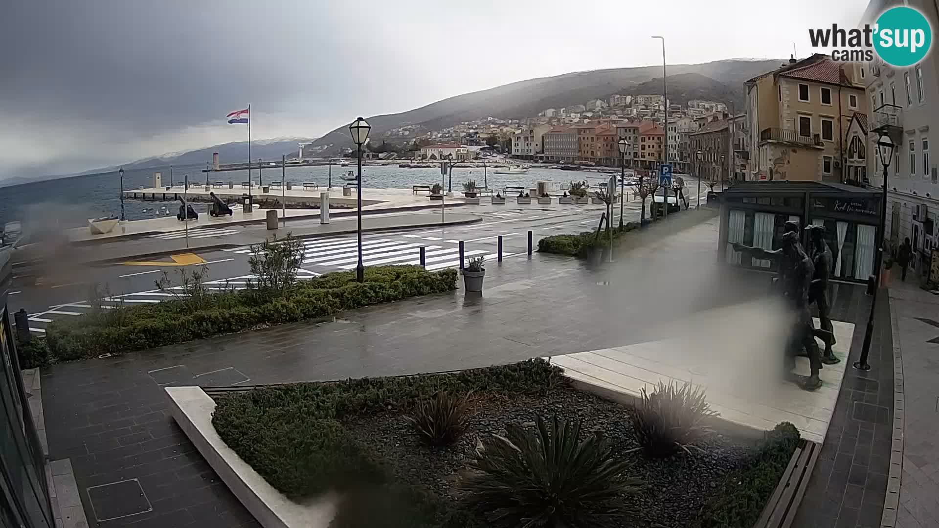 Live-Webcam Senj Riva – direkt am Meer – Kroatien