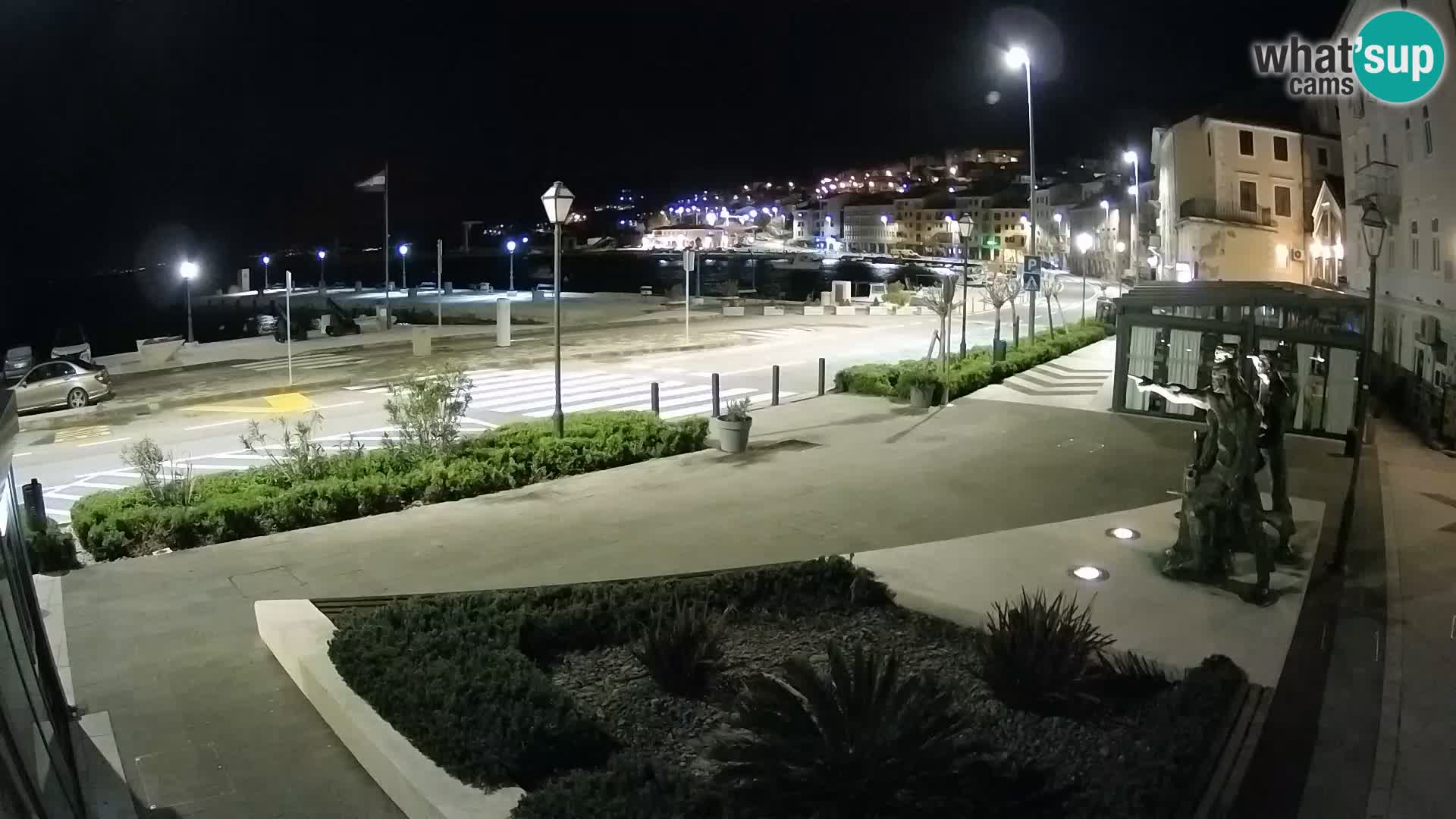 Live webcam Senj riva – seafront – Croatia