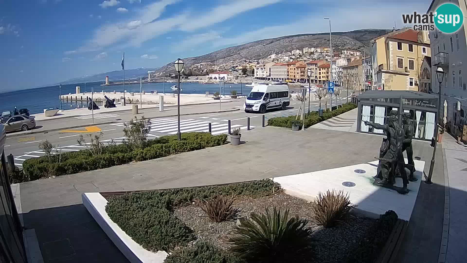 Spletna kamera v živo Senj riva – Hrvaška