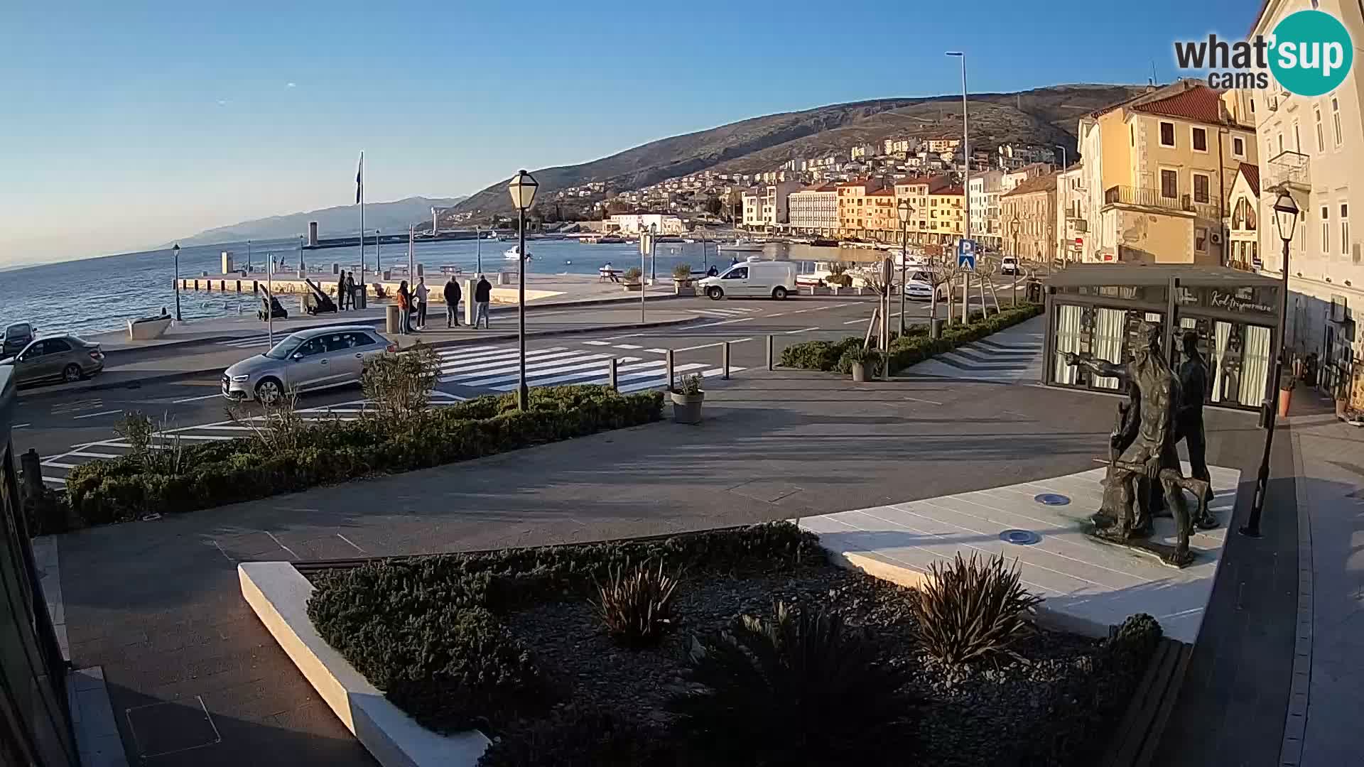 Live webcam Senj riva – seafront – Croatia