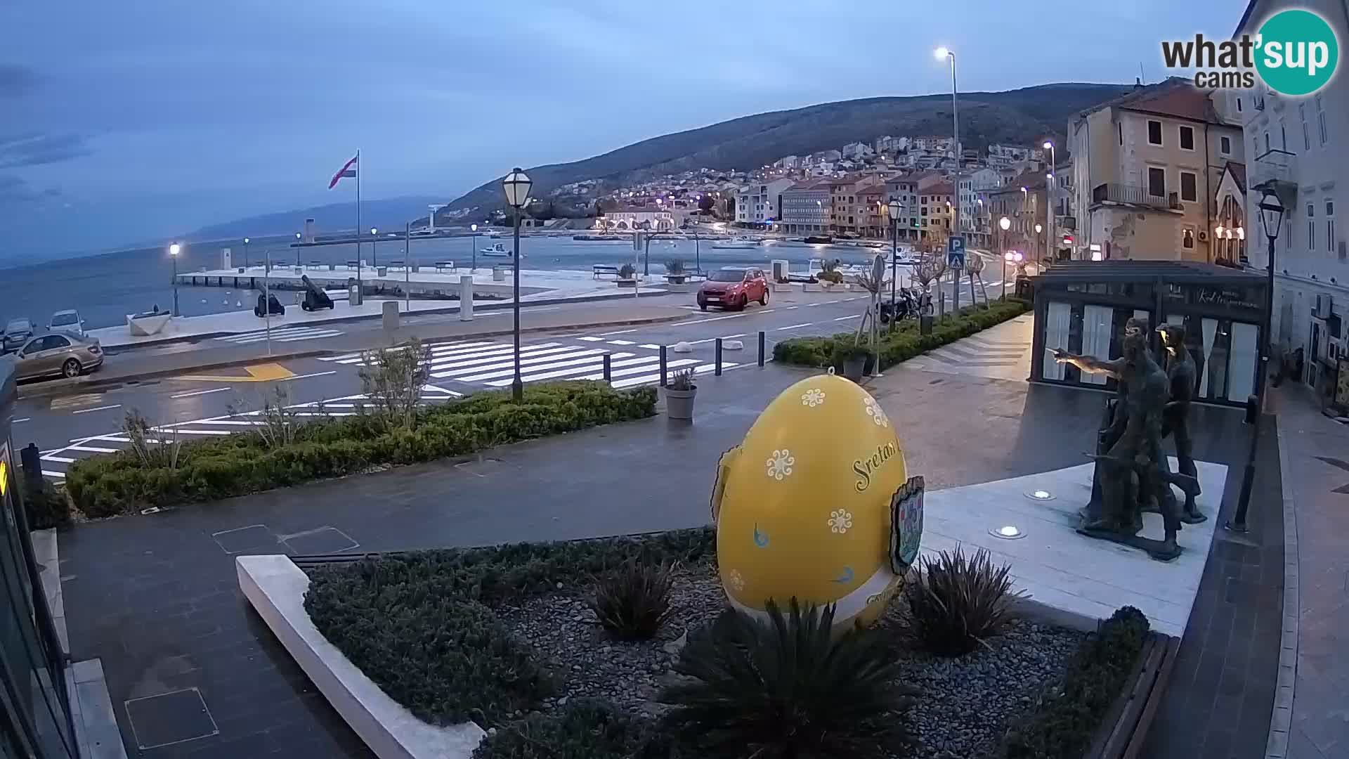 Live webcam Senj riva – seafront – Croatia