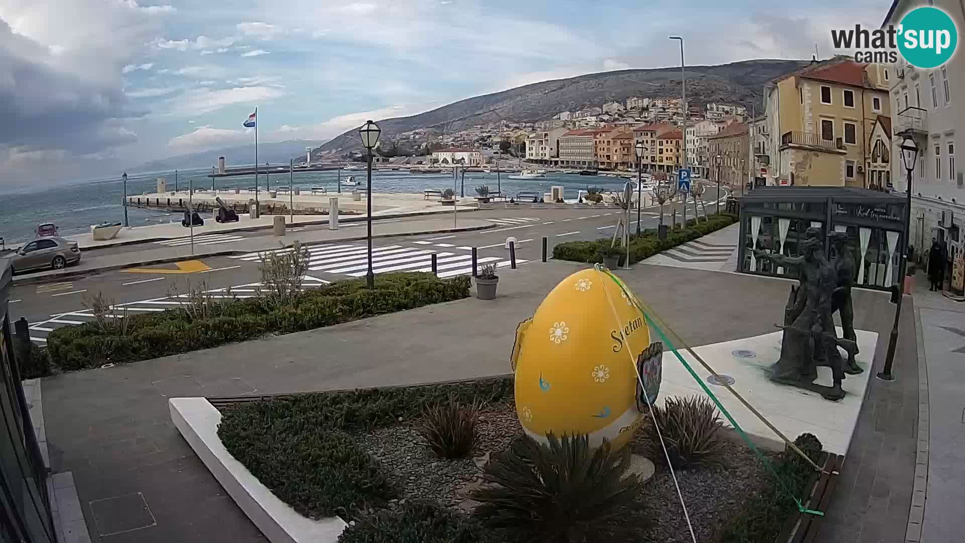 Live webcam Senj riva – seafront – Croatia