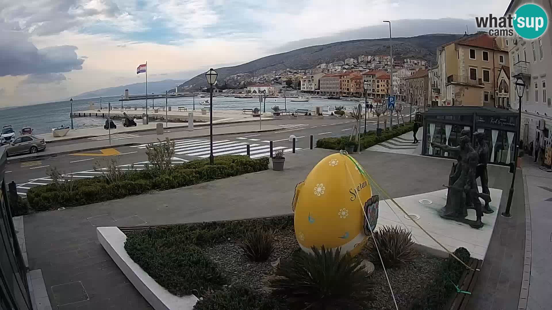 Live-Webcam Senj Riva – direkt am Meer – Kroatien
