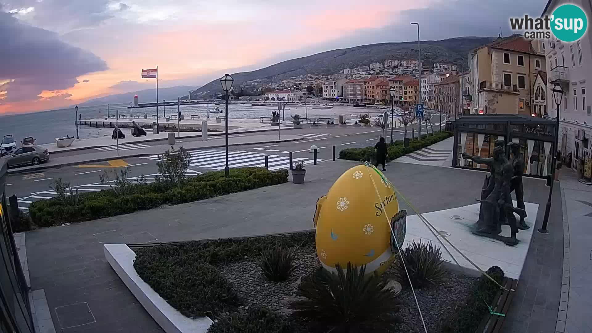 Live webcam Senj riva – seafront – Croatia