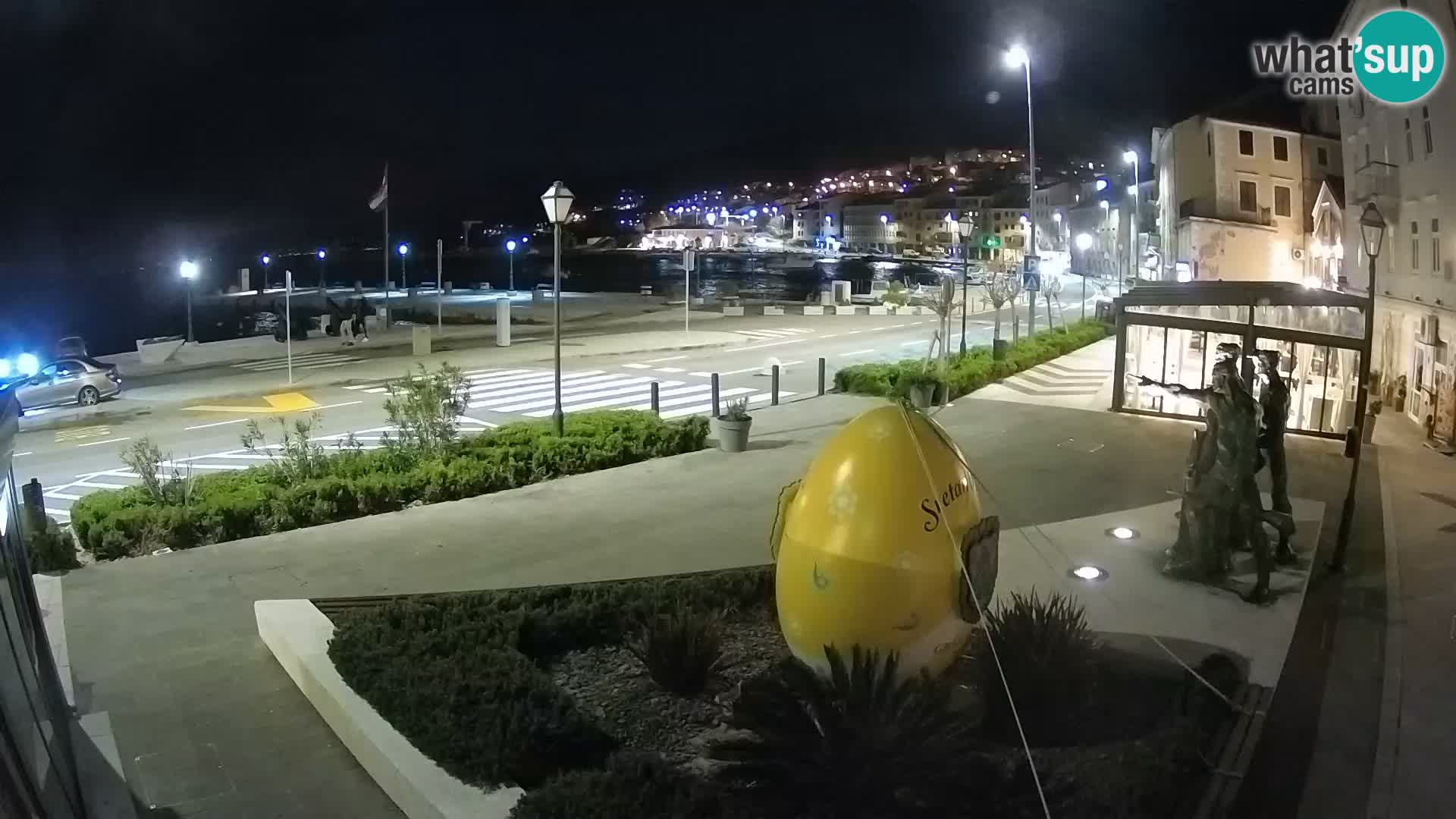 Live-Webcam Senj Riva – direkt am Meer – Kroatien