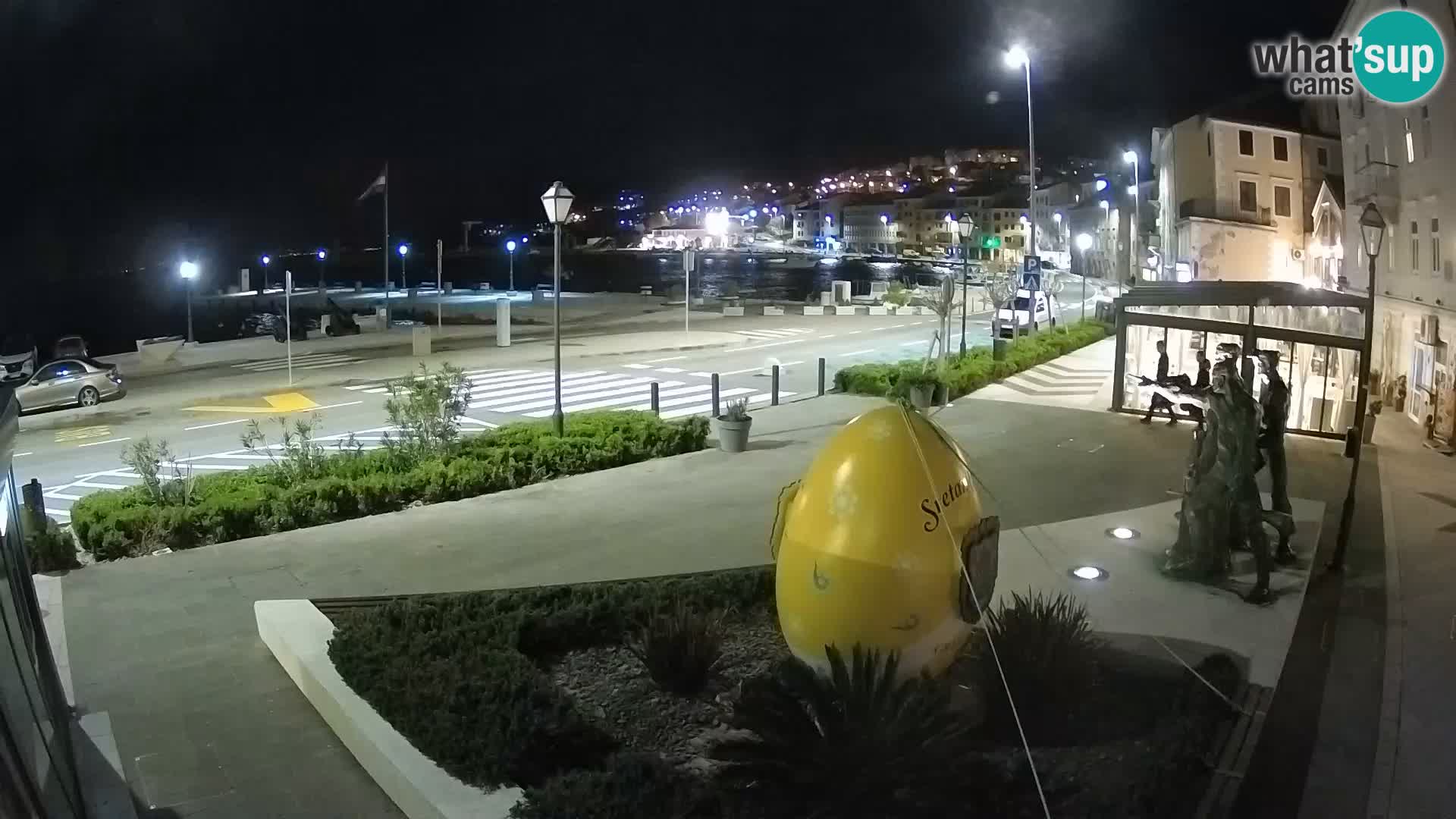 Live webcam Senj riva – fronte mare