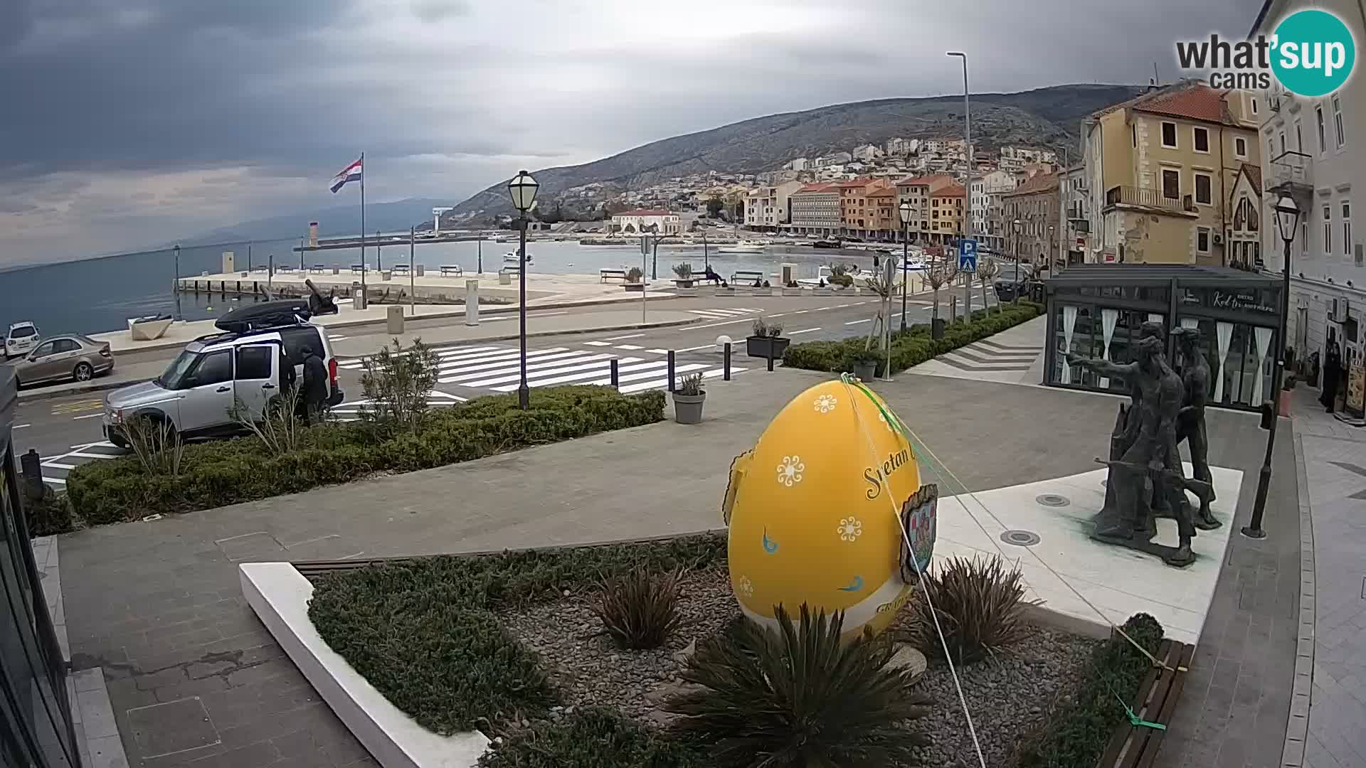Live webcam Senj riva – seafront – Croatia