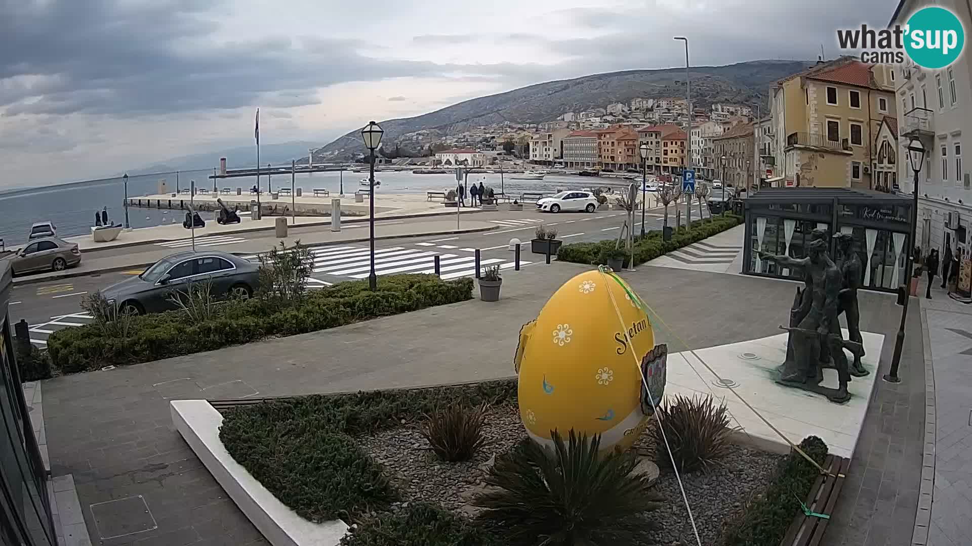 Live webcam Senj riva – seafront – Croatia