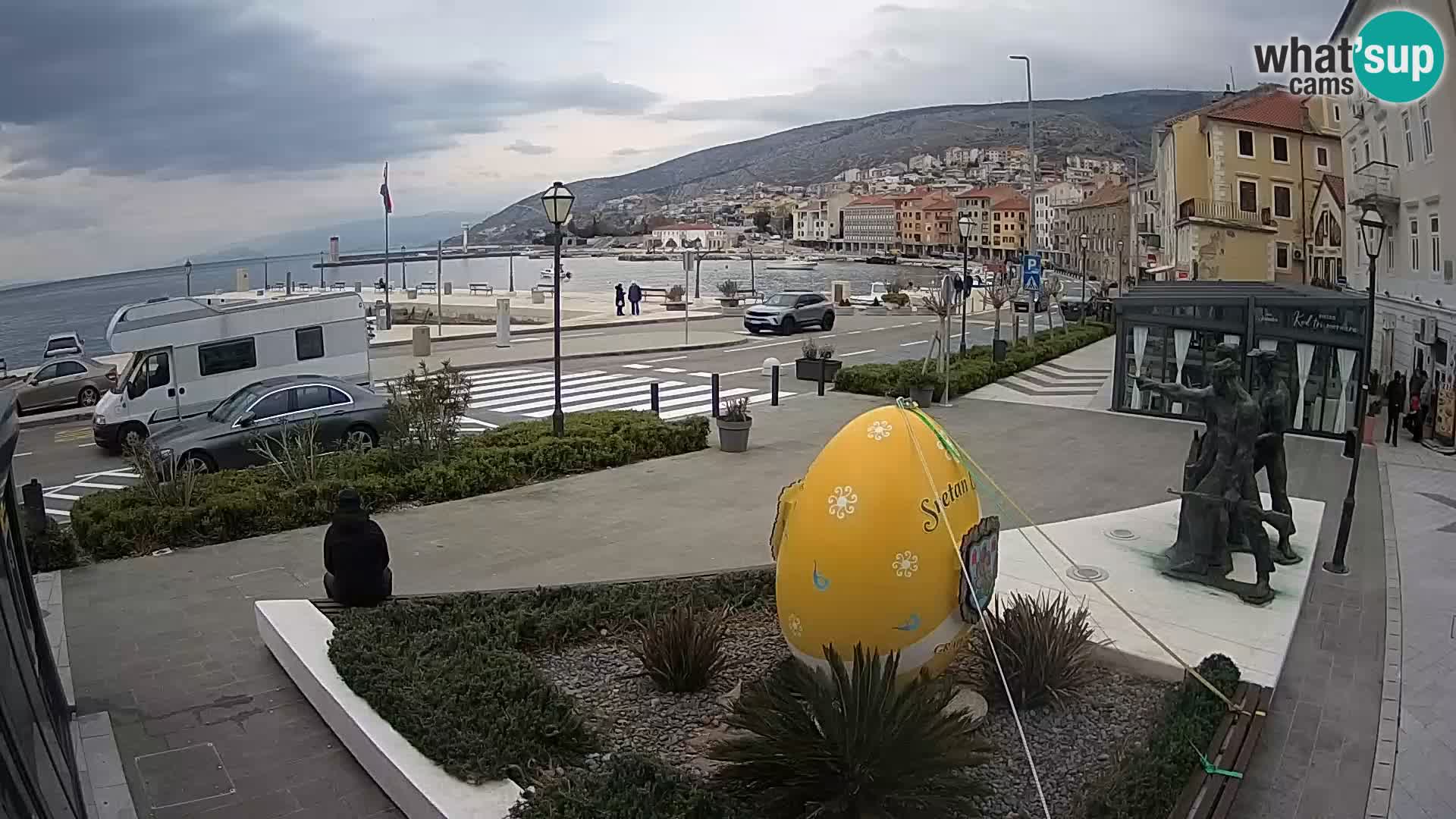 Live-Webcam Senj Riva – direkt am Meer – Kroatien