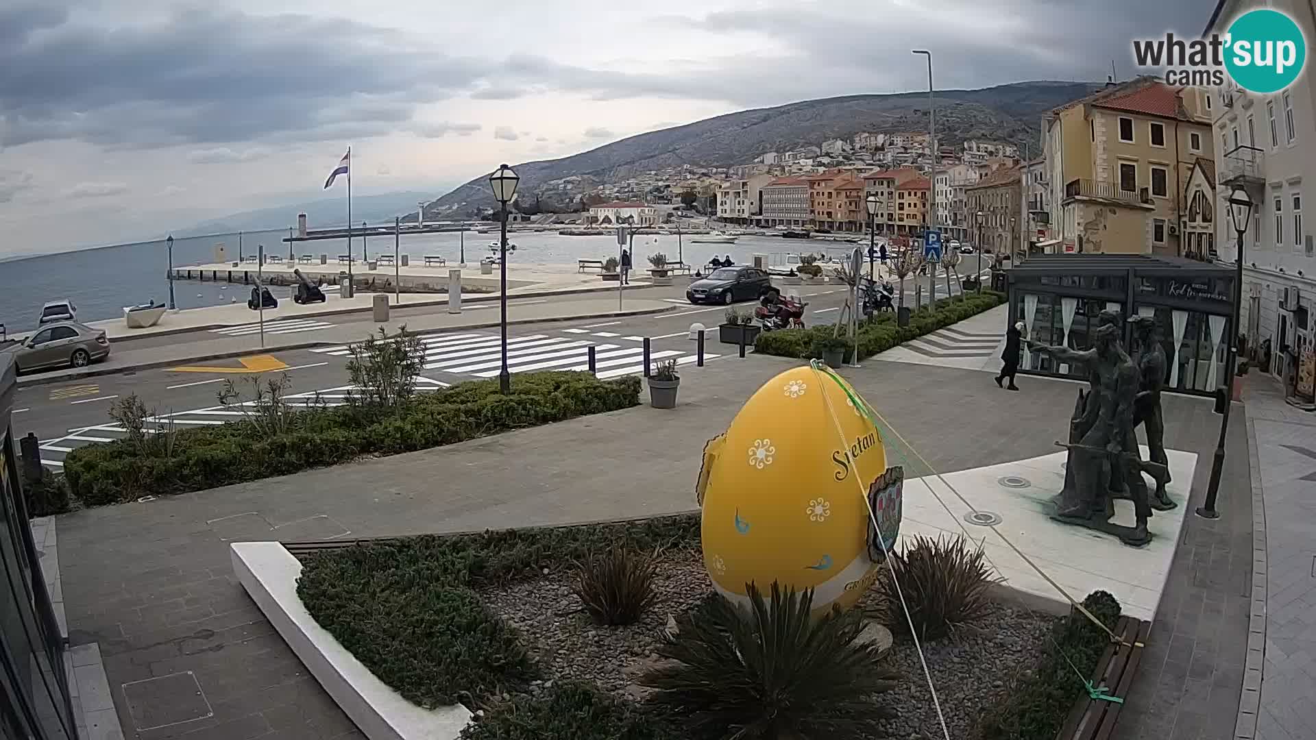 Webcam en vivo Senj riva – paseo marítimo