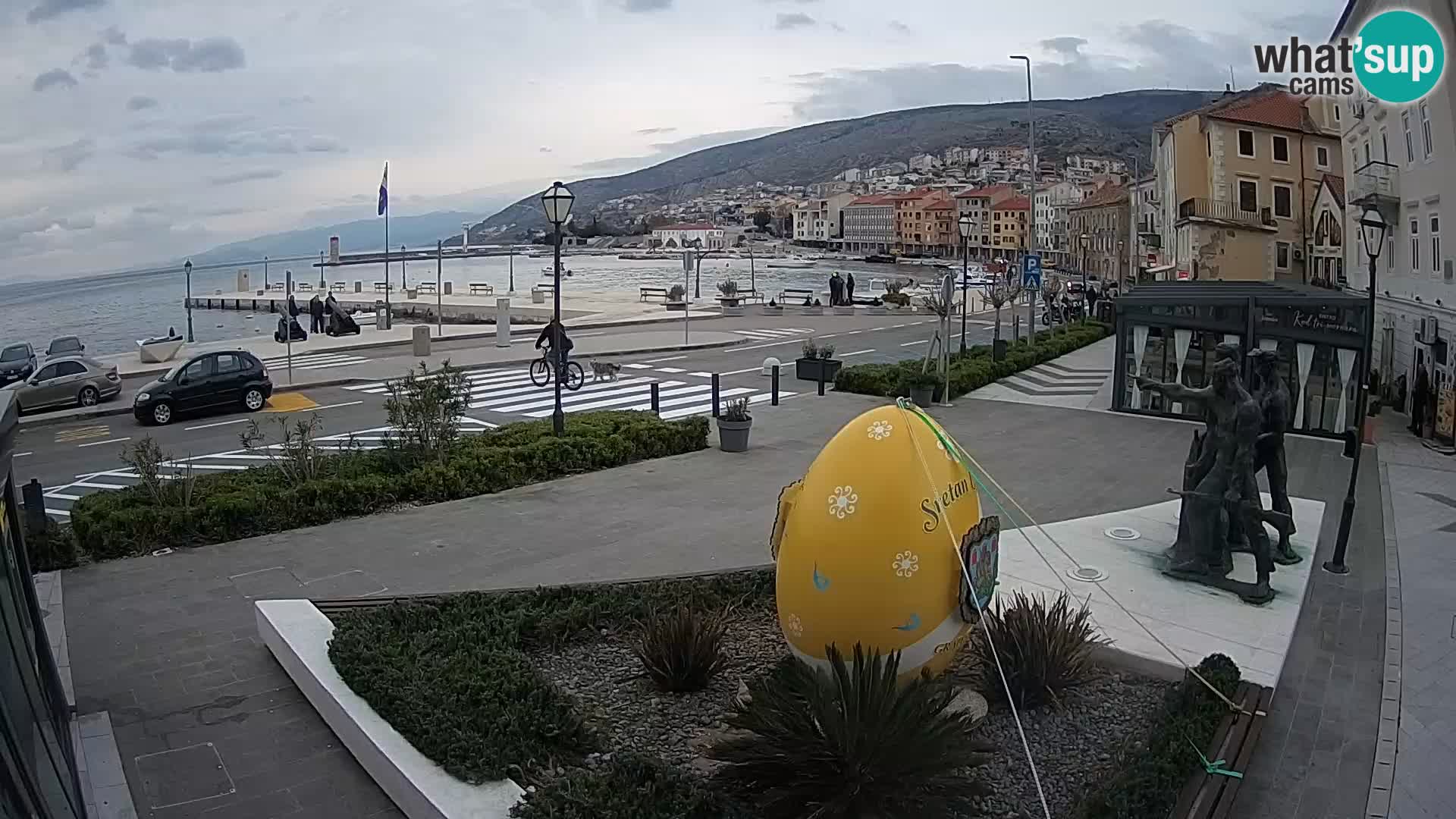 Spletna kamera v živo Senj riva – Hrvaška