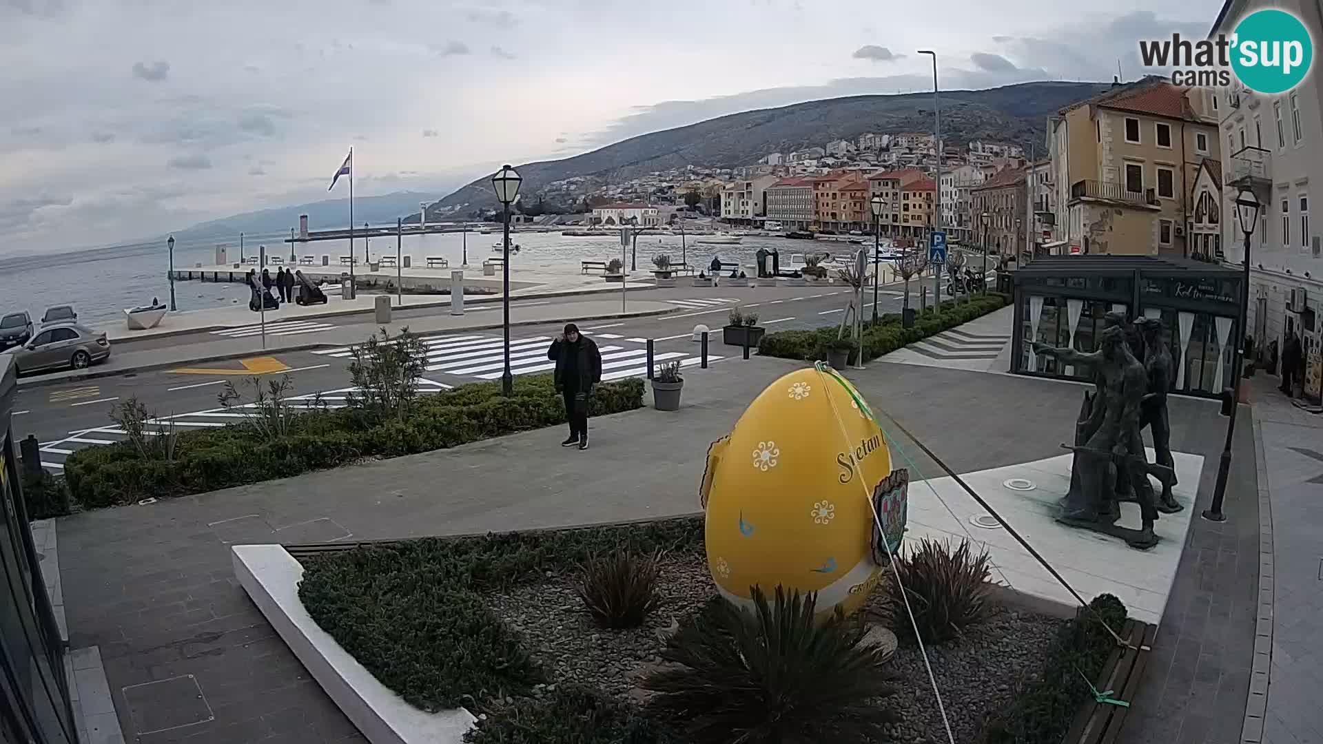 Webcam en vivo Senj riva – paseo marítimo
