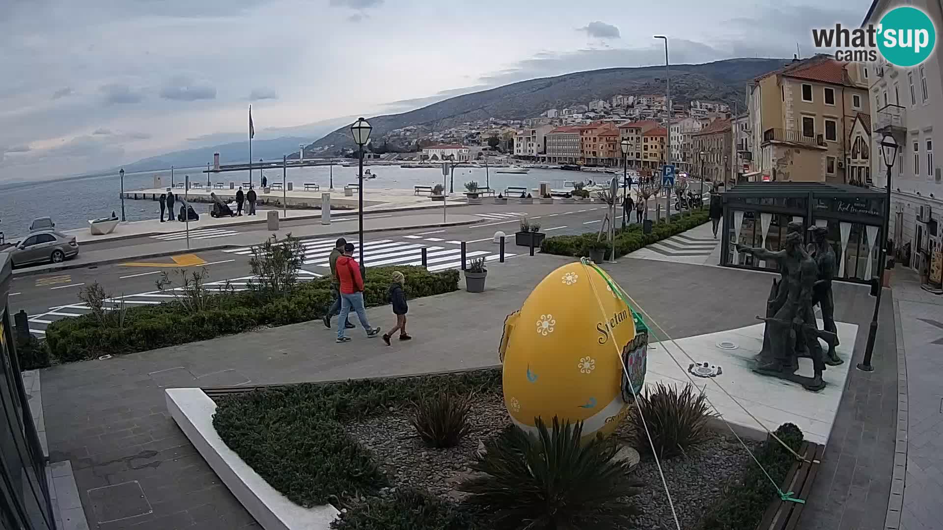 Webcam en vivo Senj riva – paseo marítimo