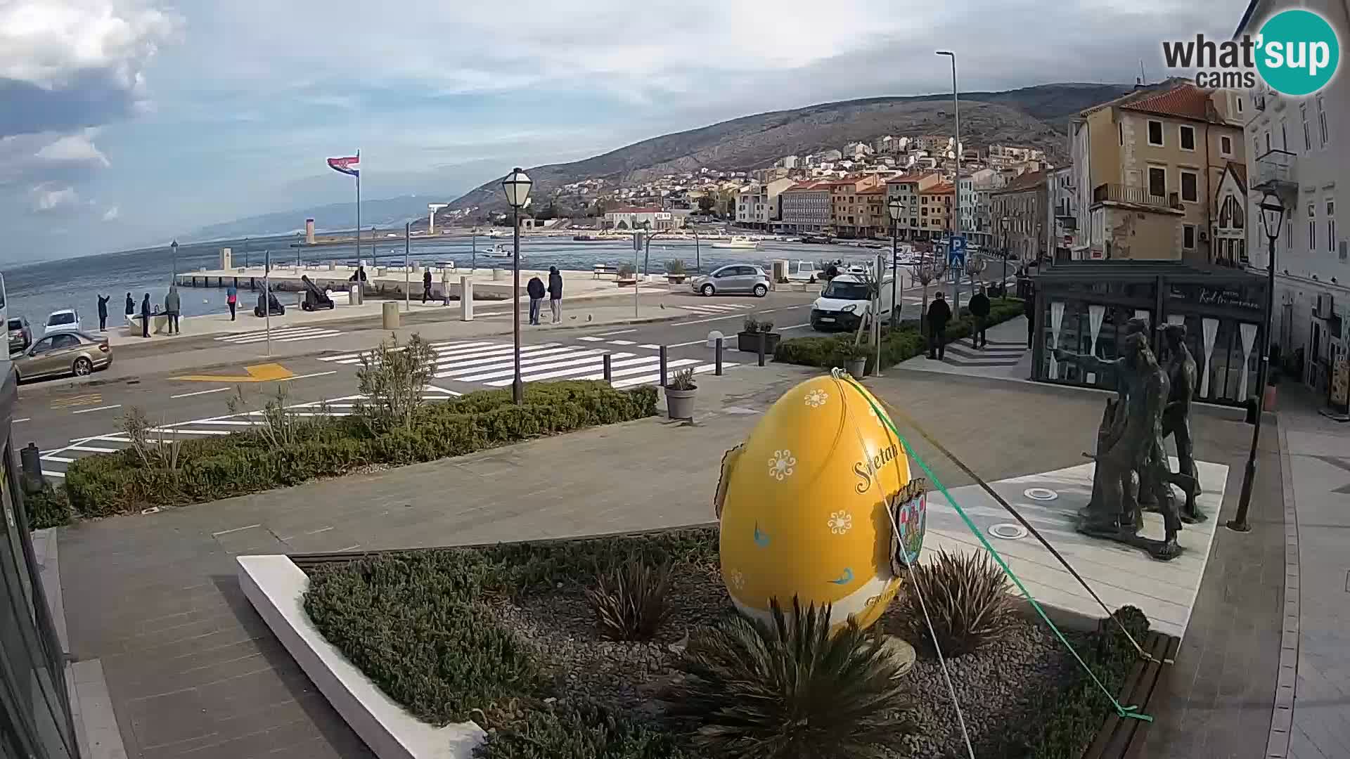 Live webcam Senj riva – seafront – Croatia