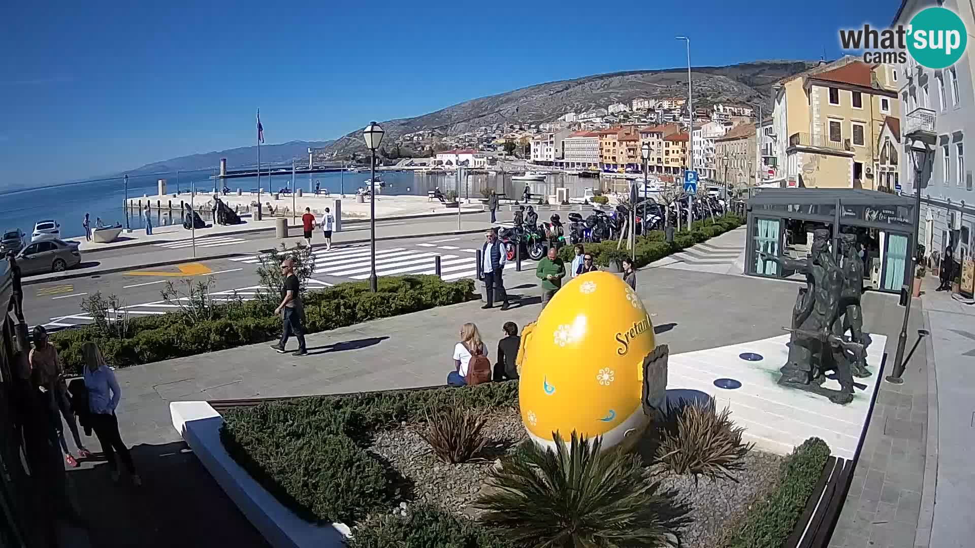 Spletna kamera v živo Senj riva – Hrvaška