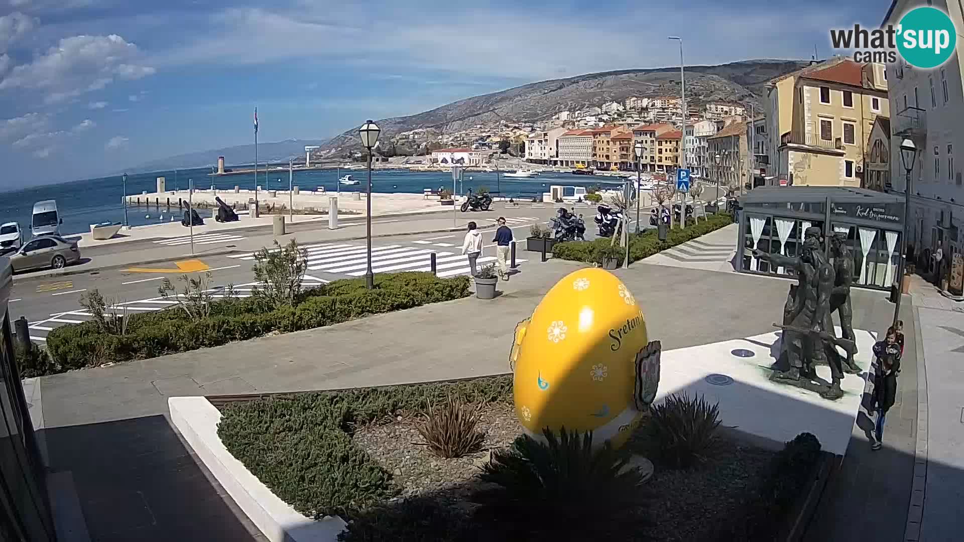 Spletna kamera v živo Senj riva – Hrvaška