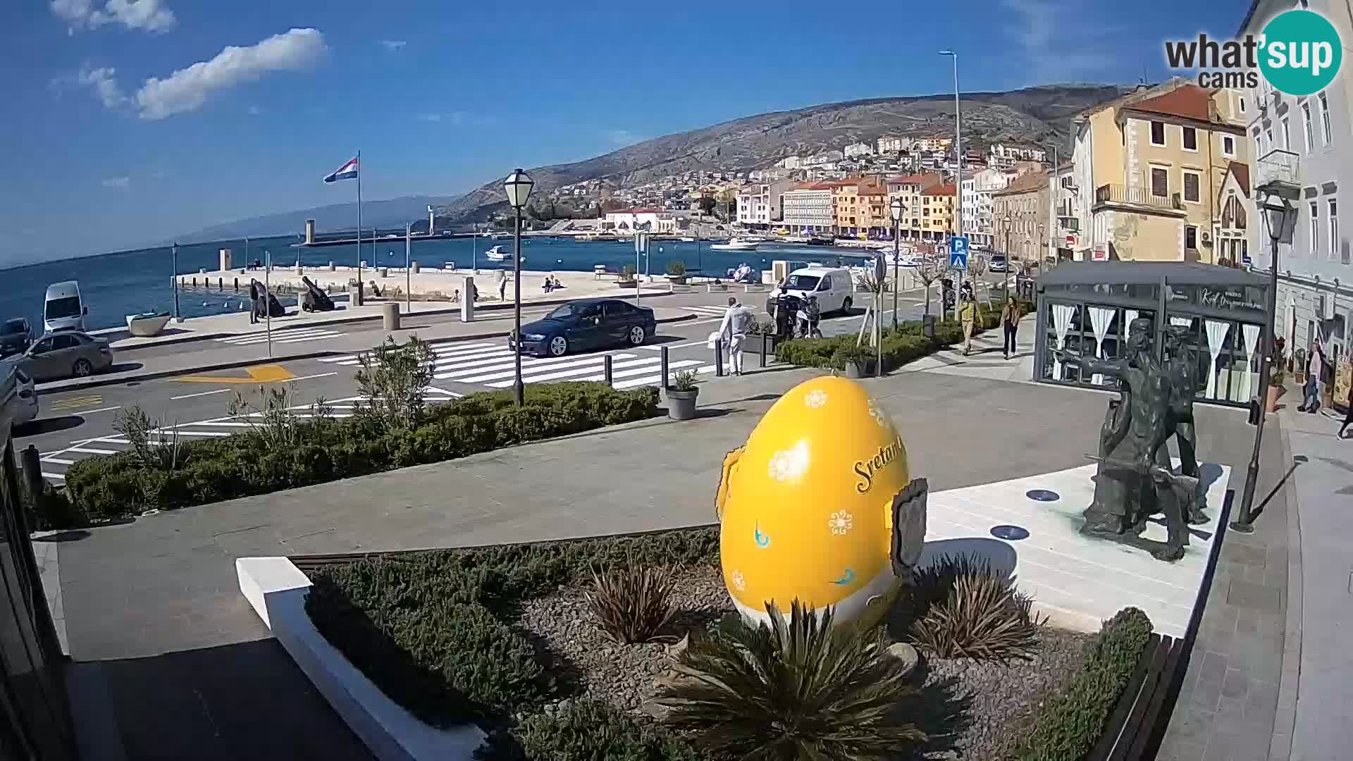 Spletna kamera v živo Senj riva – Hrvaška