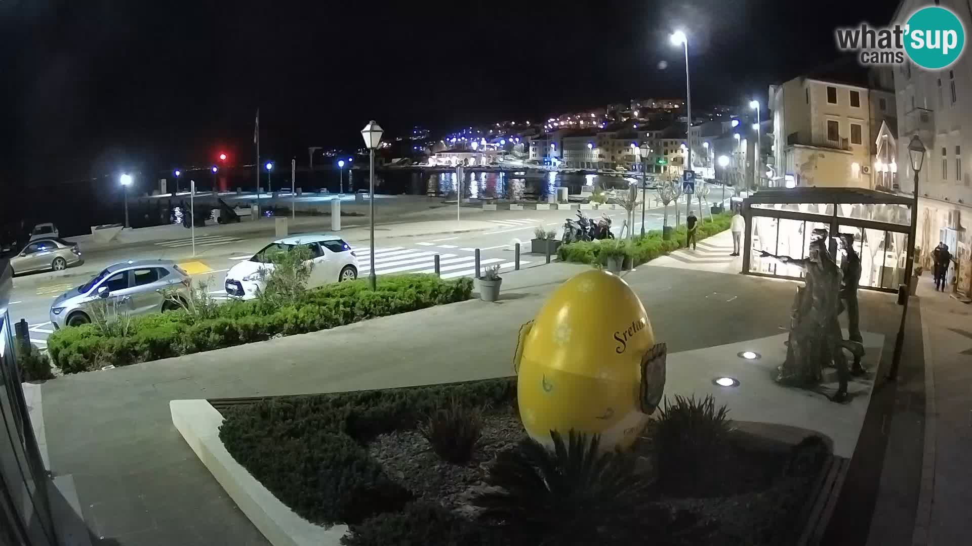 Spletna kamera v živo Senj riva – Hrvaška