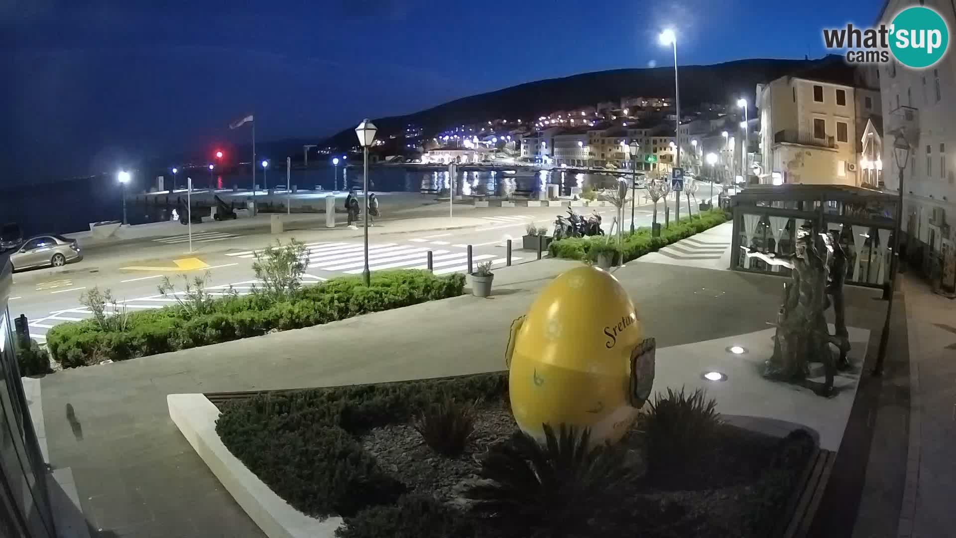 Live webcam Senj riva – seafront – Croatia