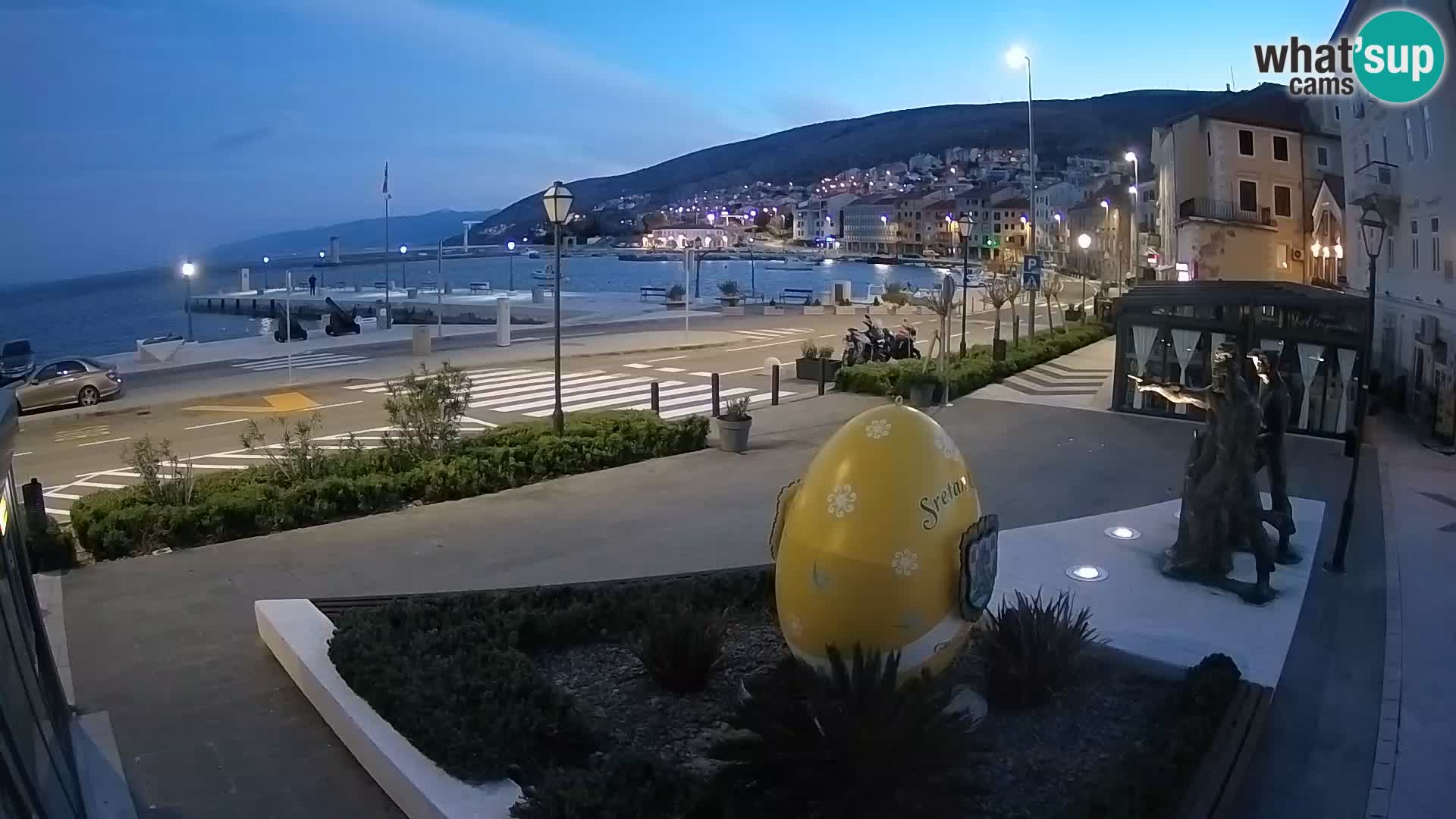 Live webcam Senj riva – seafront – Croatia