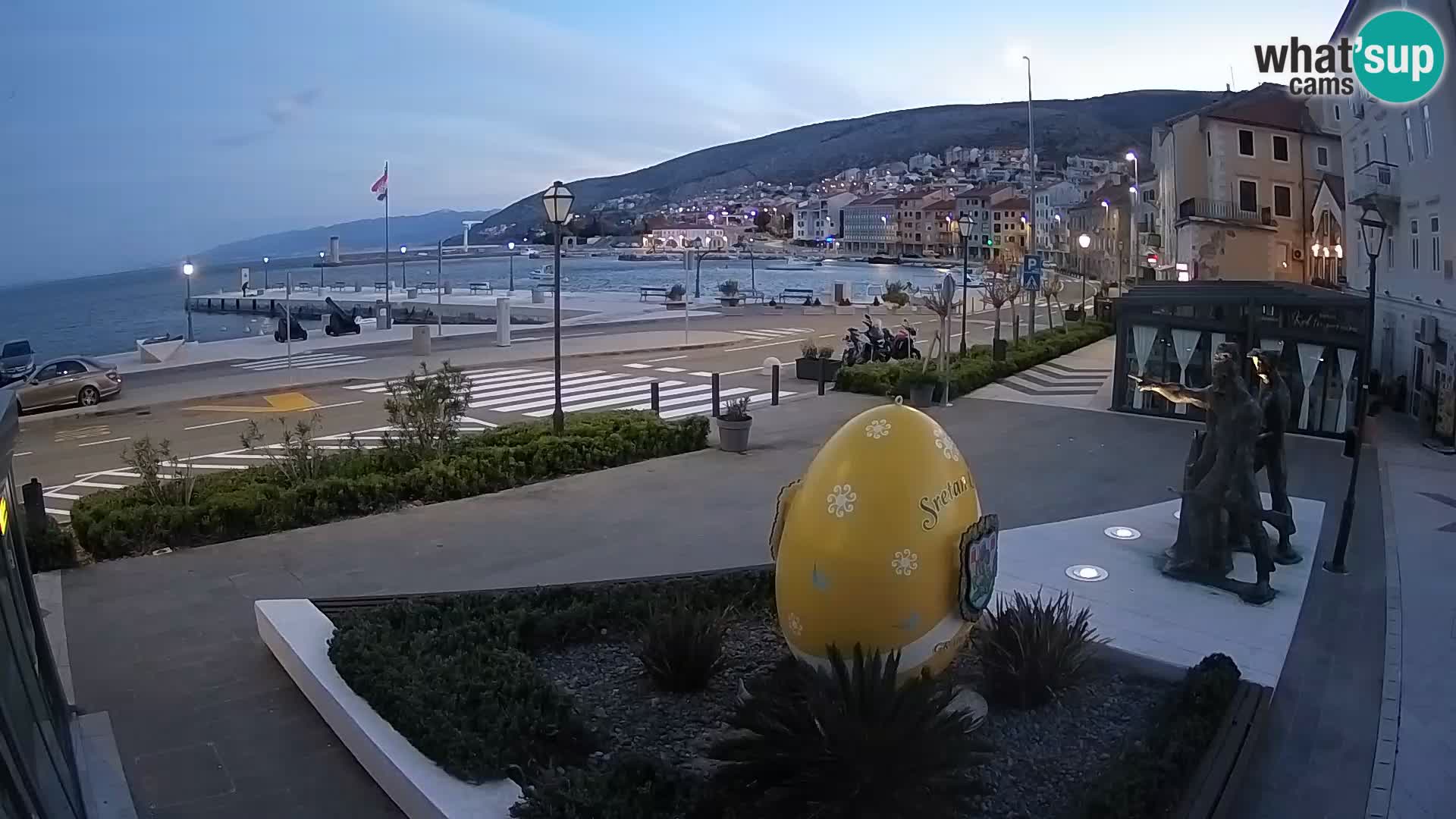 Live webcam Senj riva – seafront – Croatia